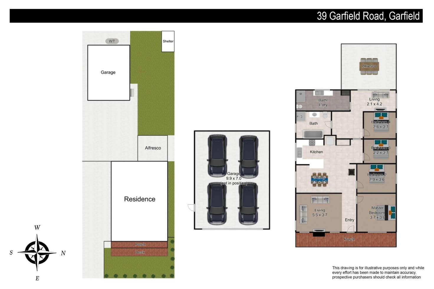 Floorplan of Homely house listing, 39 Garfield Road, Garfield VIC 3814