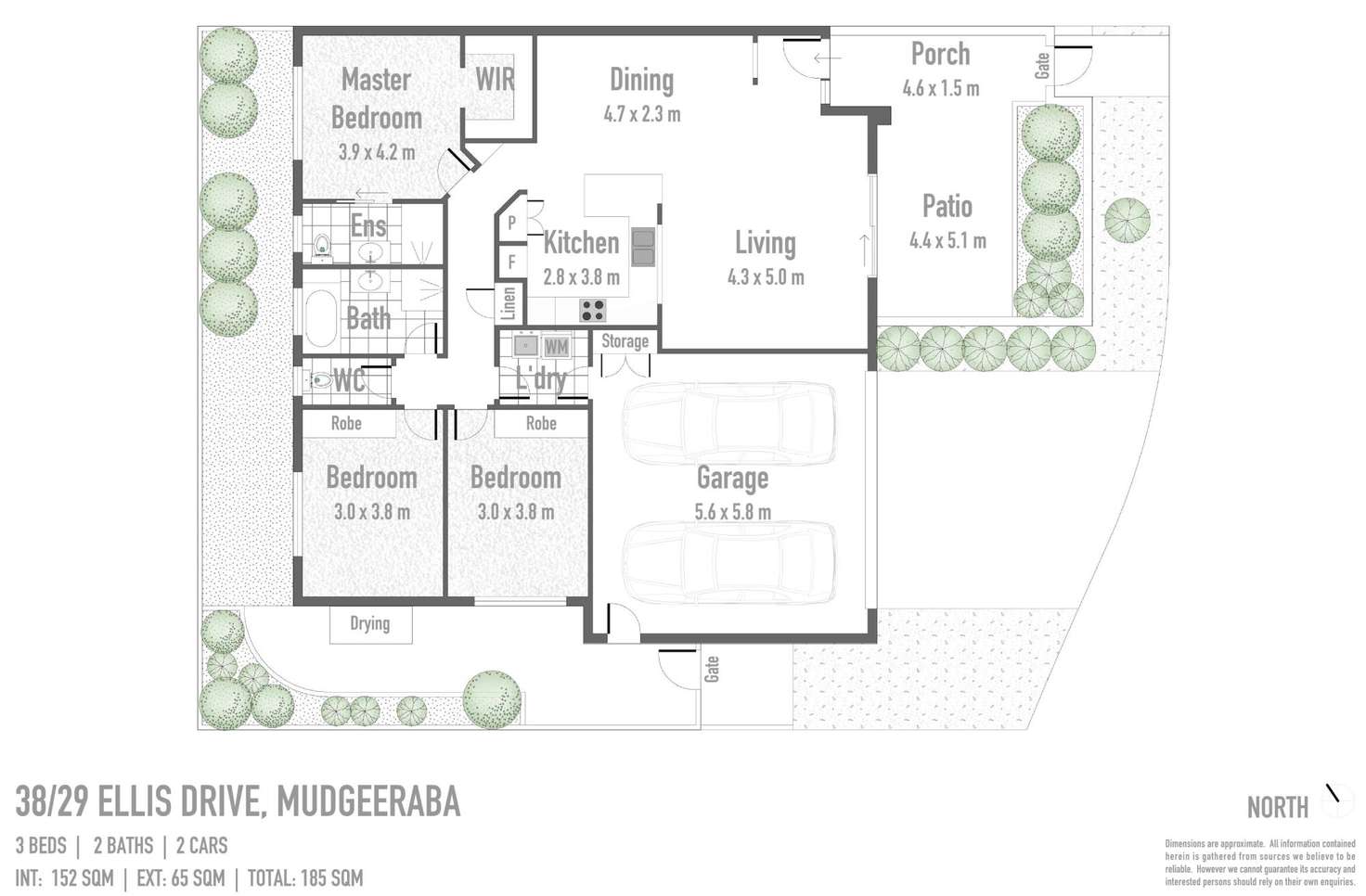 Floorplan of Homely townhouse listing, 38/29 Ellis Drive, Mudgeeraba QLD 4213