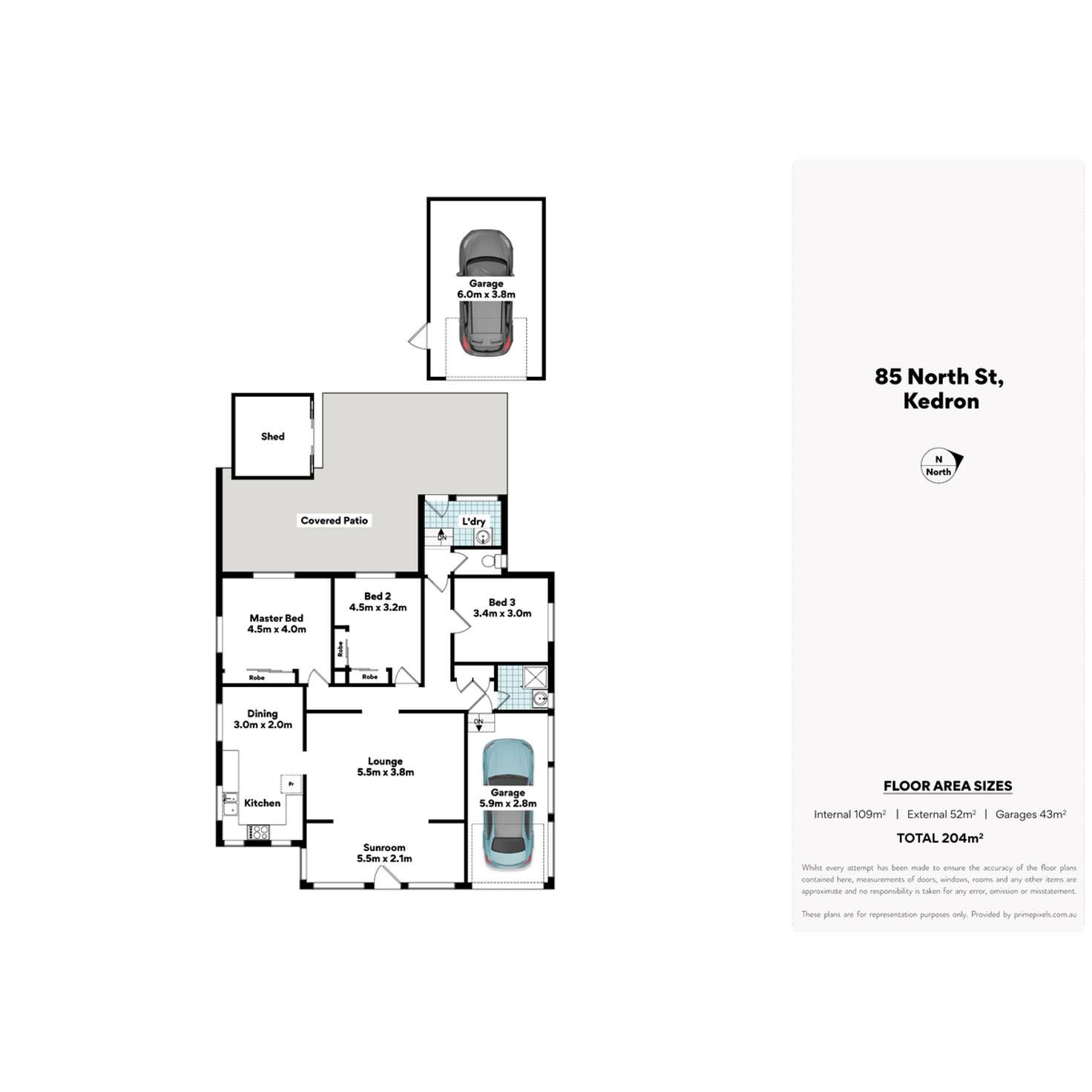 Floorplan of Homely house listing, 85 North Street, Kedron QLD 4031
