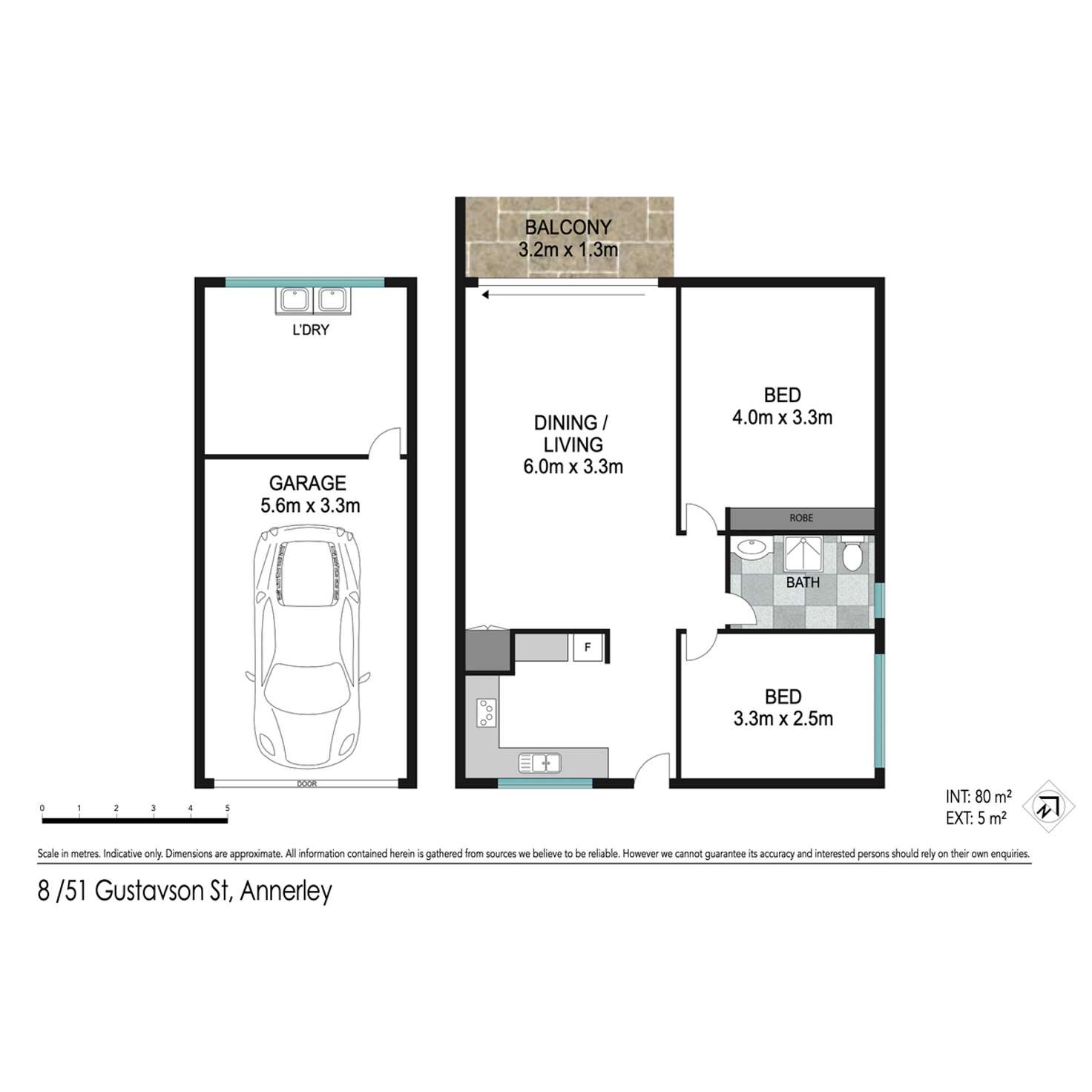 Floorplan of Homely apartment listing, 8/51 Gustavson Street, Annerley QLD 4103