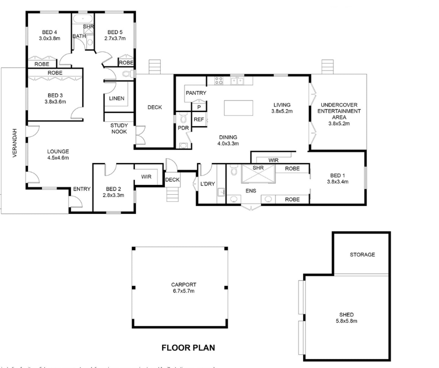 Floorplan of Homely house listing, 10 Thallon Road, Hatton Vale QLD 4341