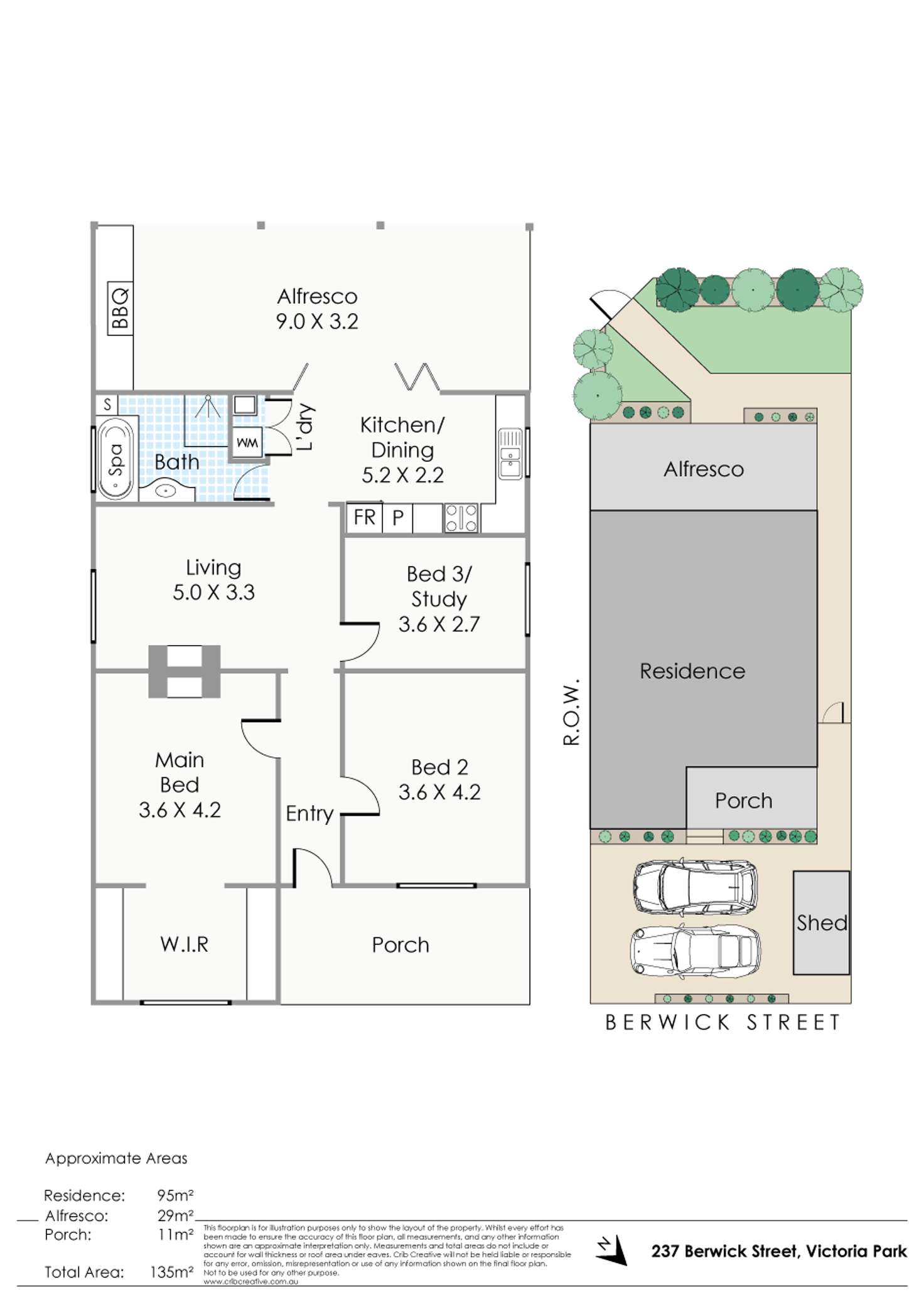 Floorplan of Homely house listing, 237 Berwick Street, Victoria Park WA 6100