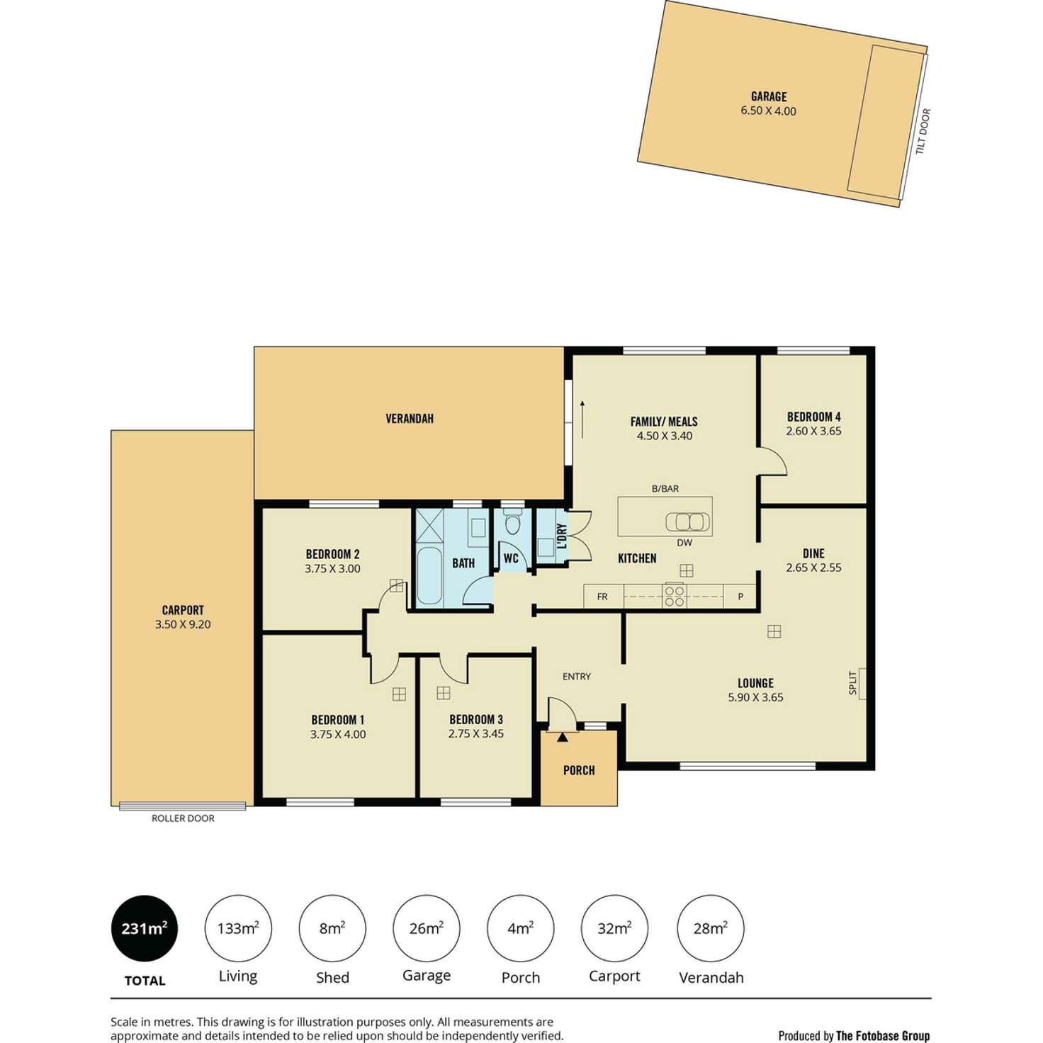 Floorplan of Homely house listing, 5 Symes Street, Elizabeth Downs SA 5113