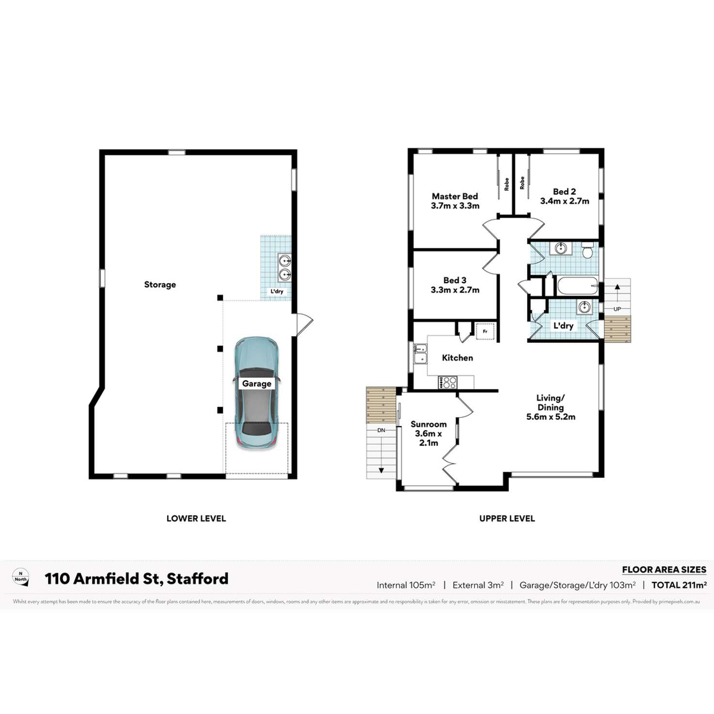 Floorplan of Homely house listing, 110 Armfield Street, Stafford QLD 4053