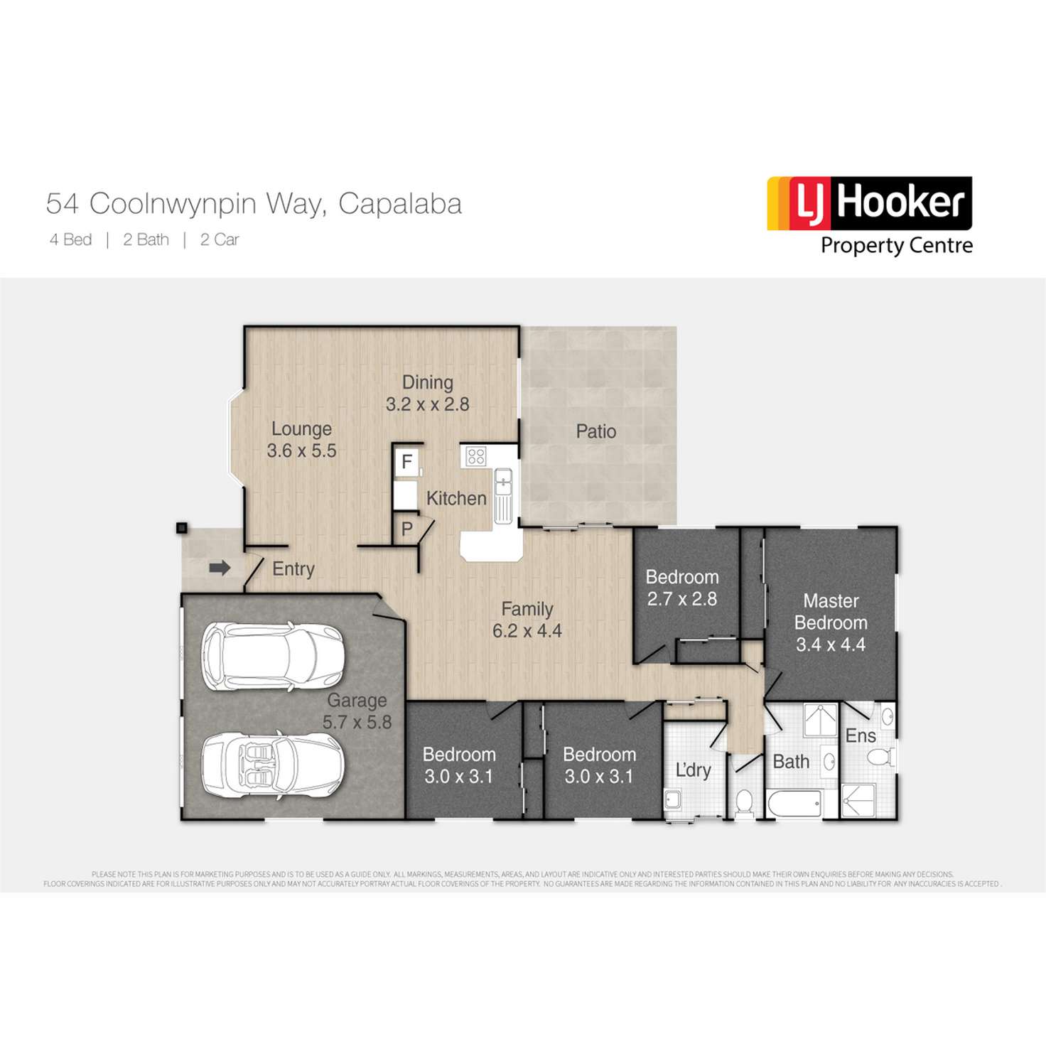Floorplan of Homely house listing, 54 Coolnwynpin Way, Capalaba QLD 4157