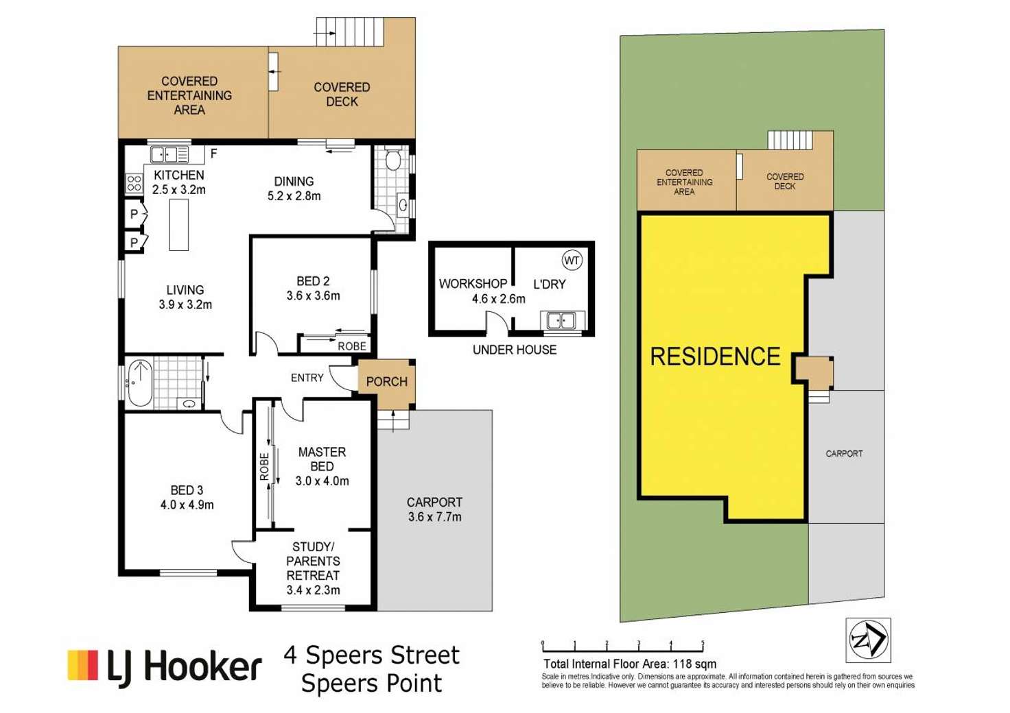 Floorplan of Homely house listing, 4 Speers Street, Speers Point NSW 2284