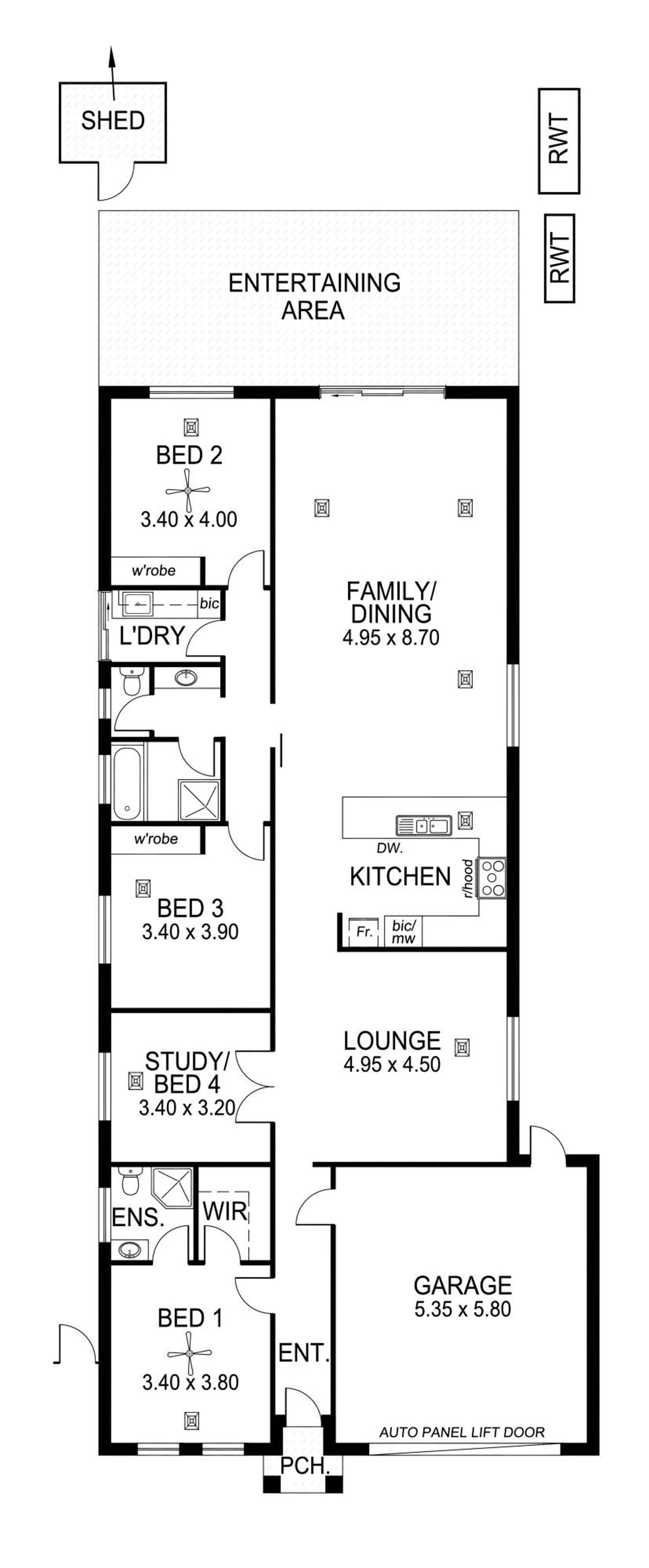 Floorplan of Homely house listing, 54 Tarranna Avenue, Park Holme SA 5043