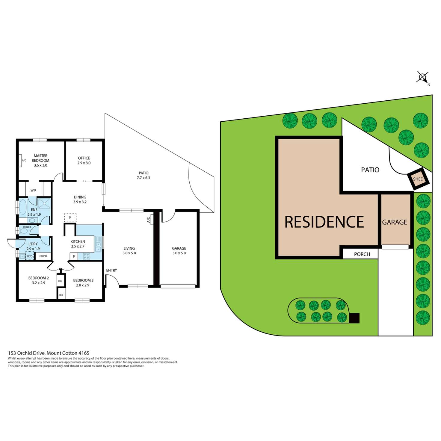 Floorplan of Homely house listing, 153 Orchid Drive, Mount Cotton QLD 4165