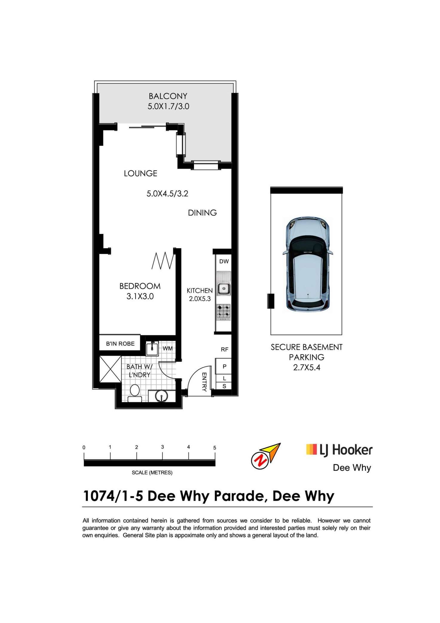 Floorplan of Homely apartment listing, 1074/1 Dee Why Parade, Dee Why NSW 2099