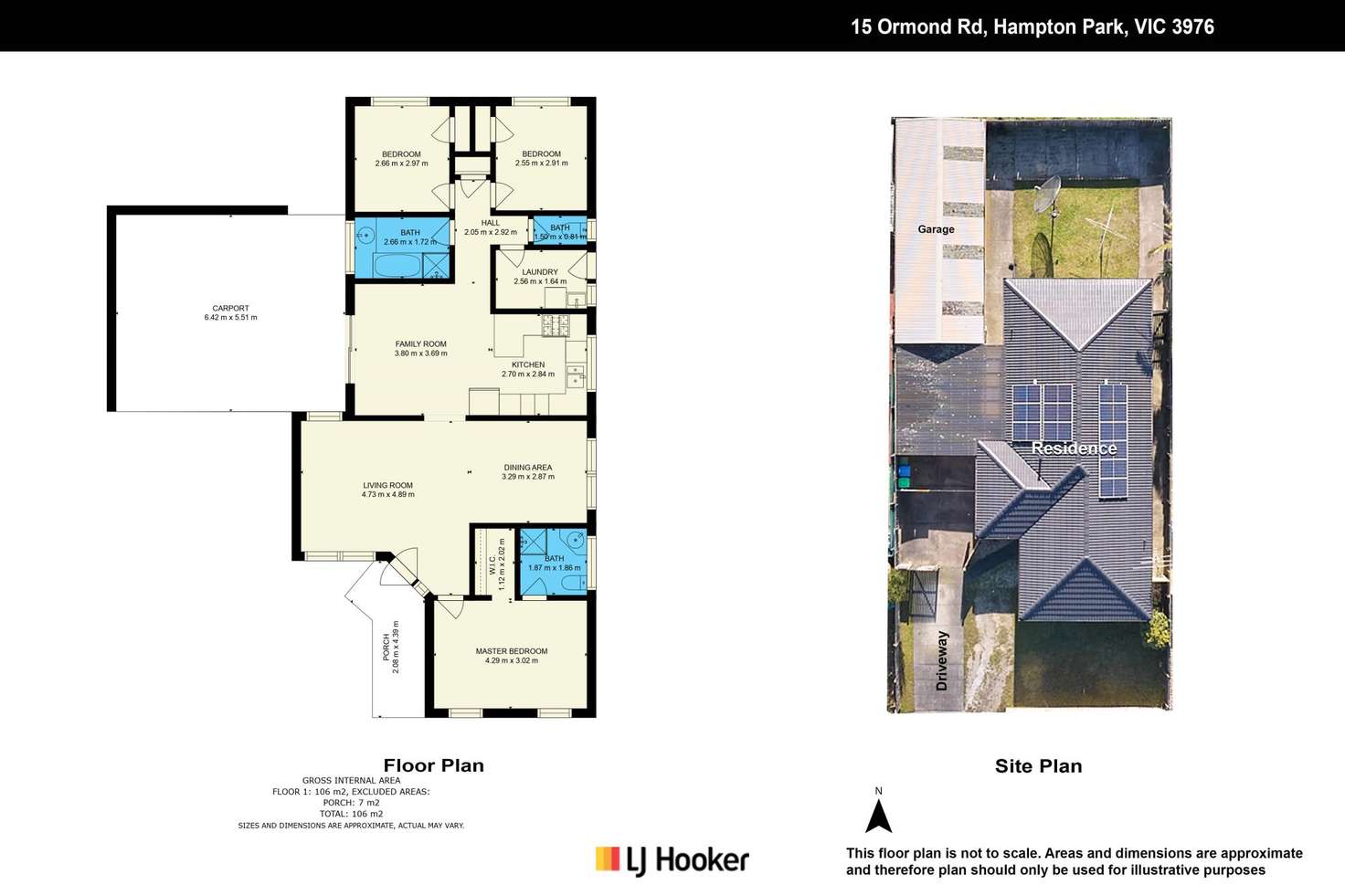 Floorplan of Homely house listing, 15 Ormond Road, Hampton Park VIC 3976