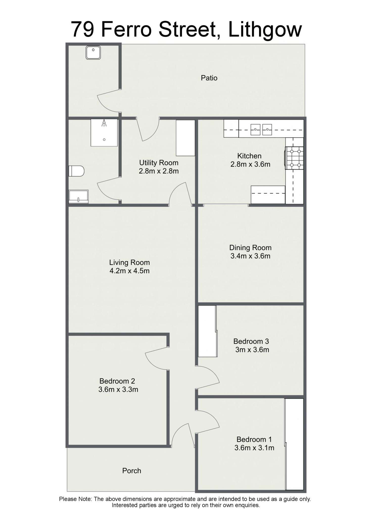 Floorplan of Homely house listing, 79 Ferro Street, Lithgow NSW 2790