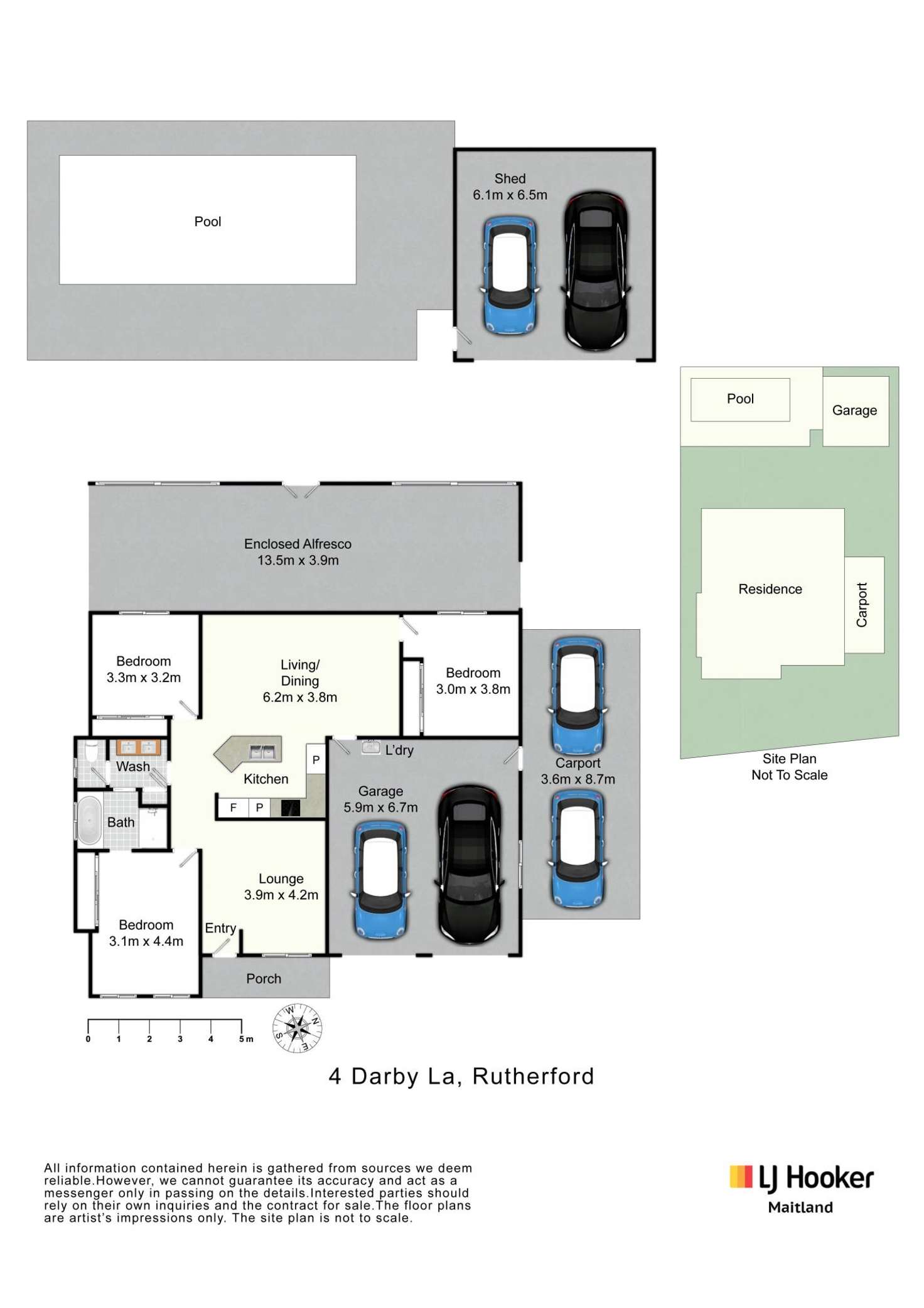 Floorplan of Homely house listing, 4 Darby Lane, Rutherford NSW 2320