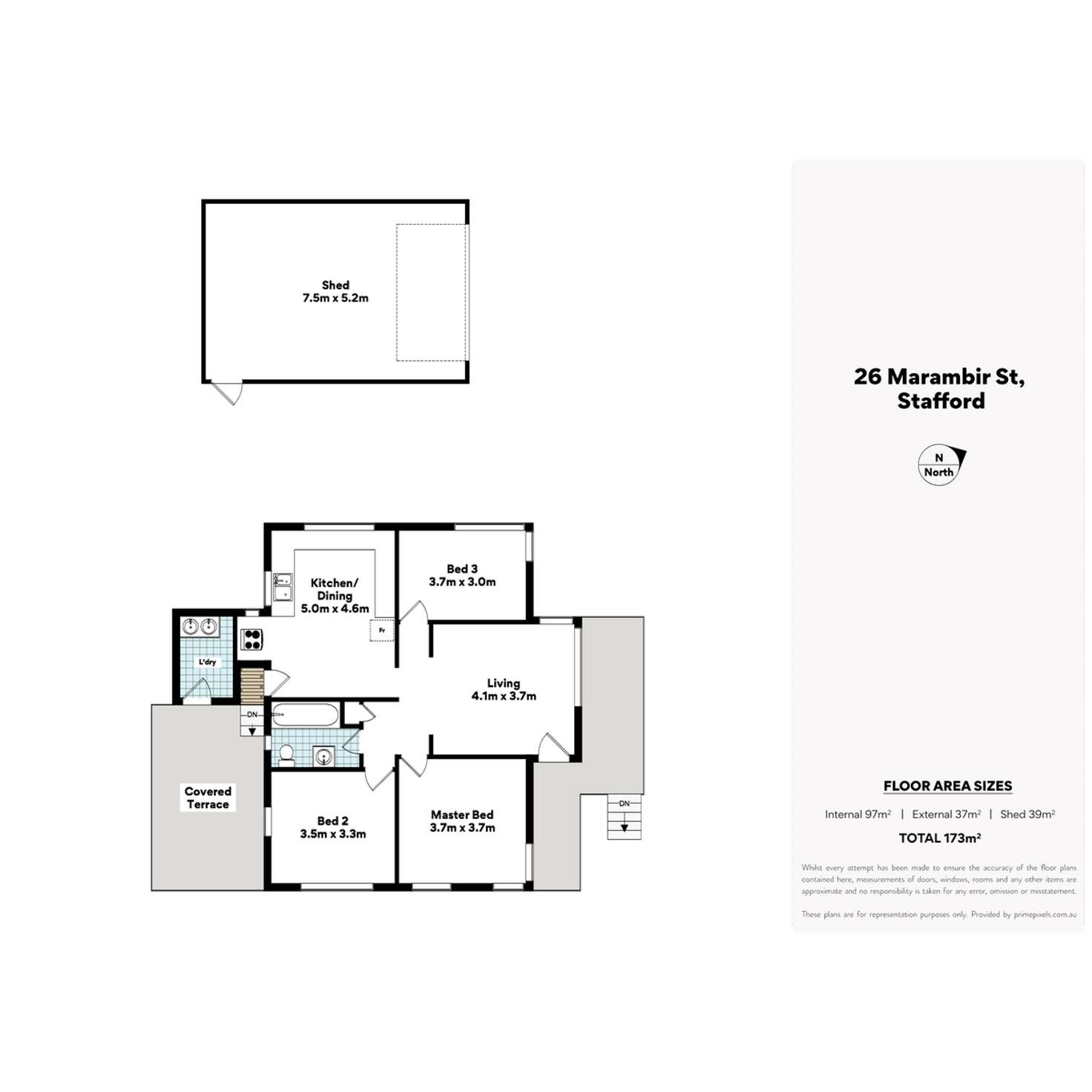 Floorplan of Homely house listing, 26 Marambir Street, Stafford QLD 4053