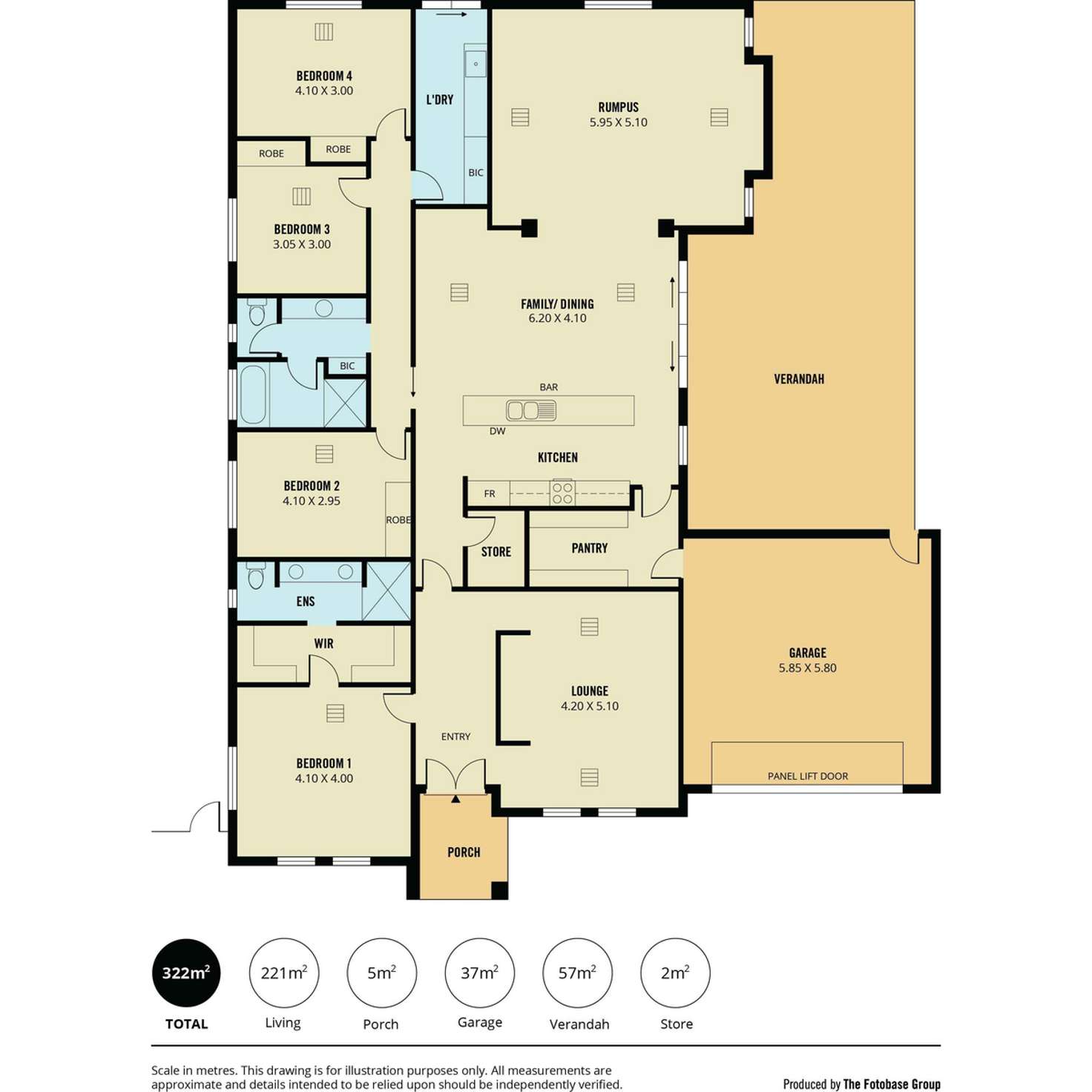 Floorplan of Homely house listing, 384 Fradd East Road, Munno Para West SA 5115