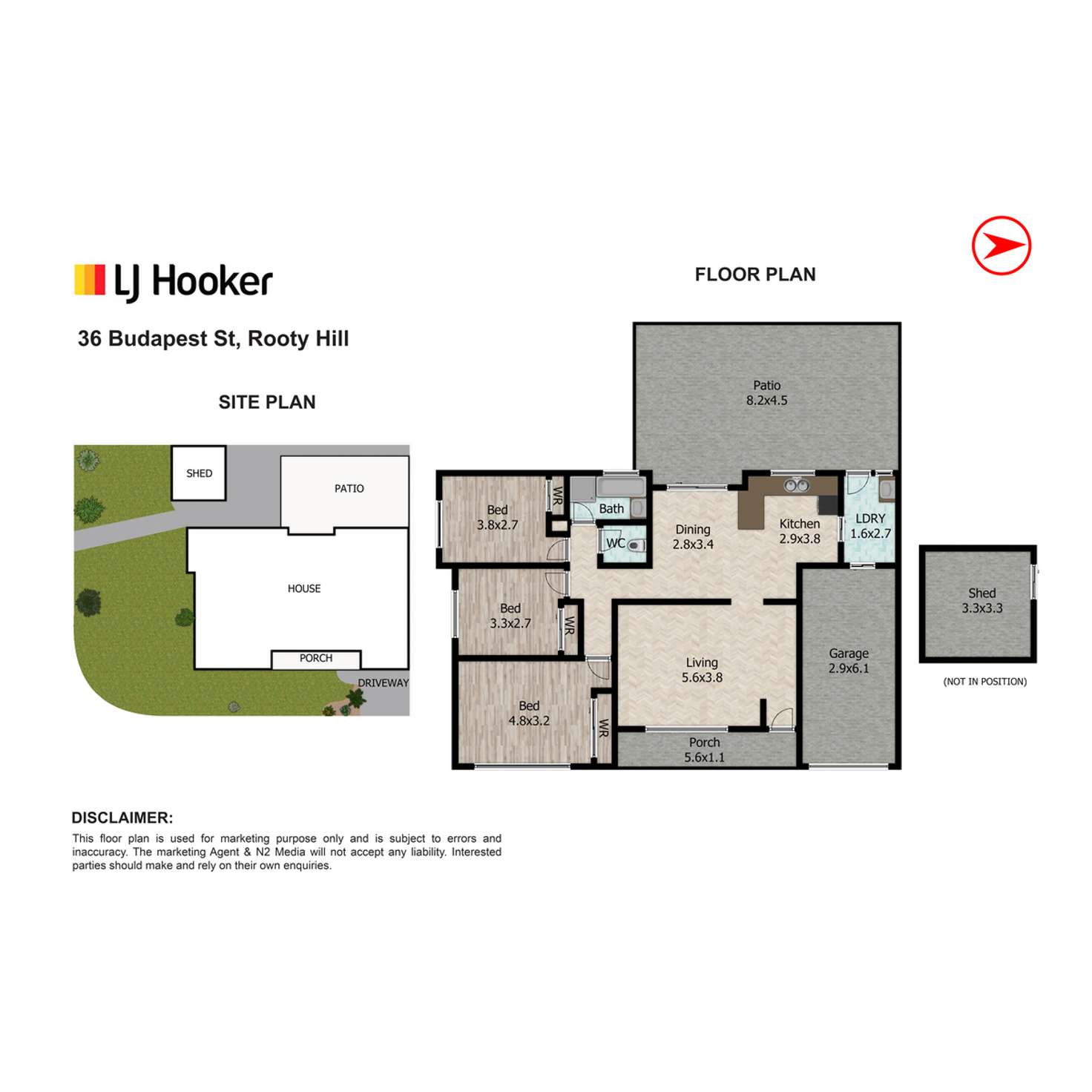 Floorplan of Homely house listing, 36 Budapest Street, Rooty Hill NSW 2766