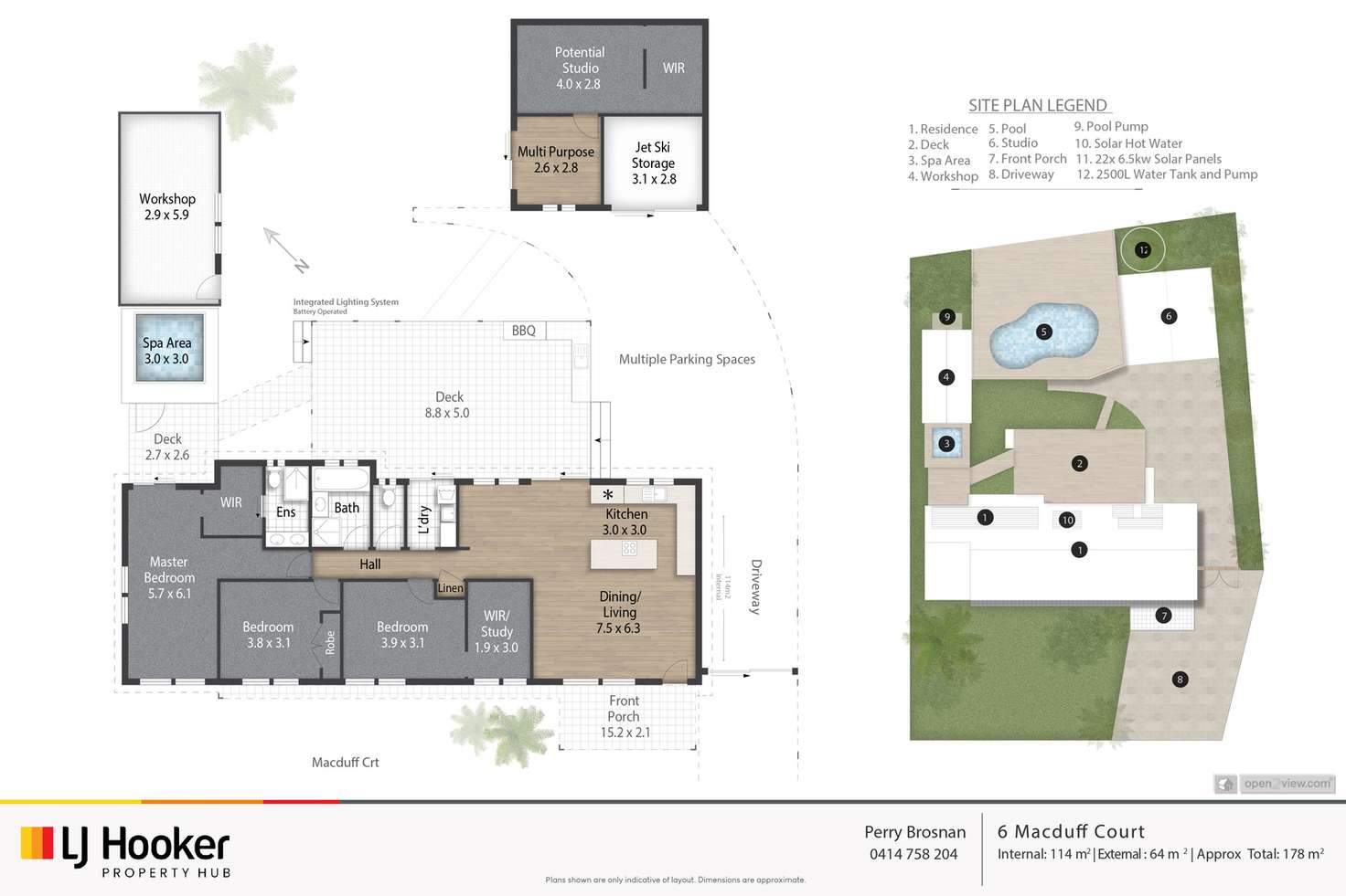 Floorplan of Homely house listing, 6 Macduff Court, Highland Park QLD 4211