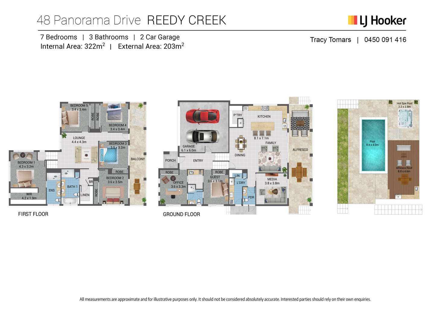 Floorplan of Homely house listing, 48 Panorama Drive, Reedy Creek QLD 4227