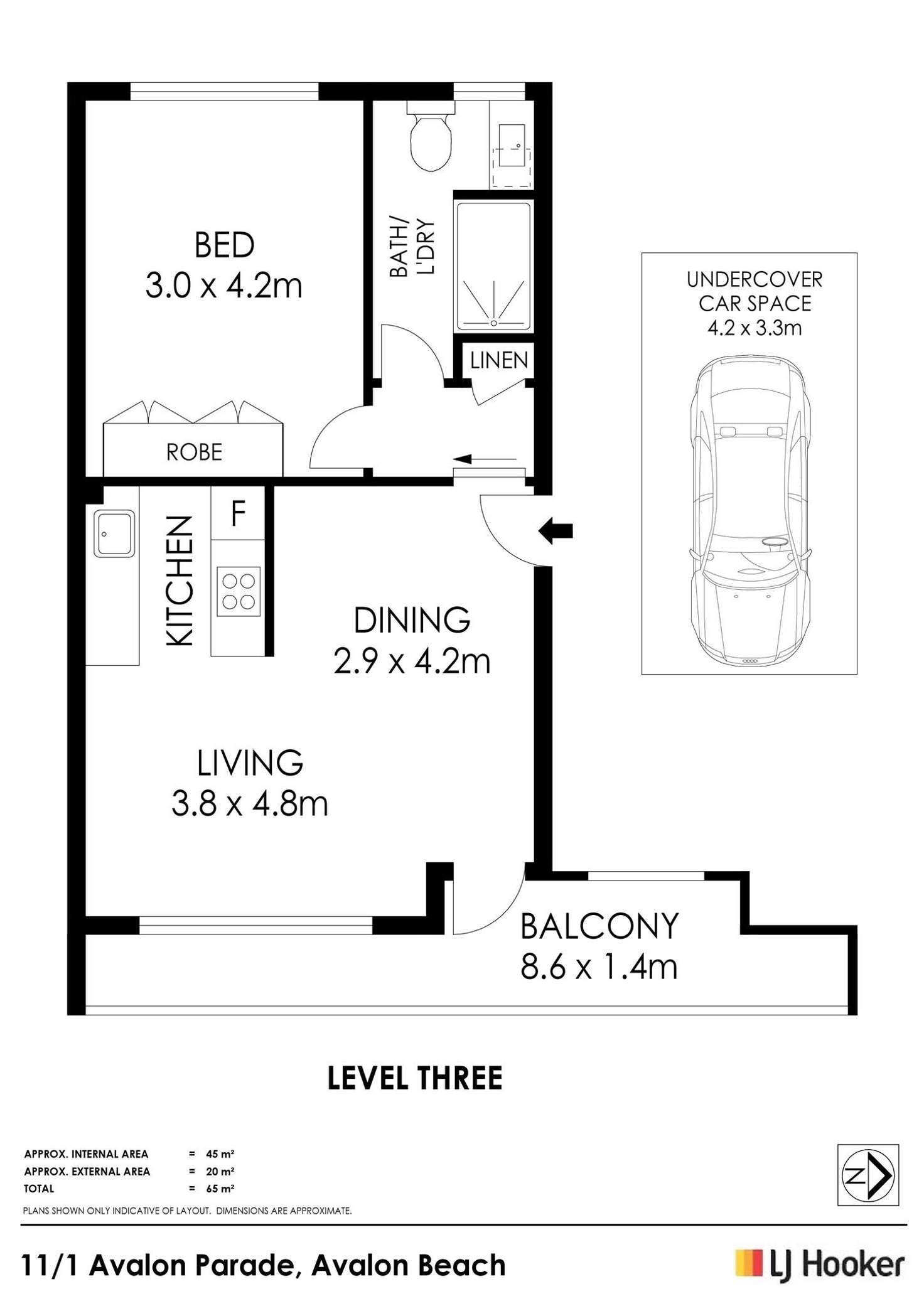 Floorplan of Homely apartment listing, 11/1 Avalon Parade, Avalon Beach NSW 2107