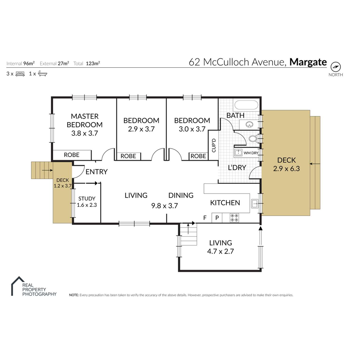 Floorplan of Homely house listing, 62 Mcculloch Avenue, Margate QLD 4019