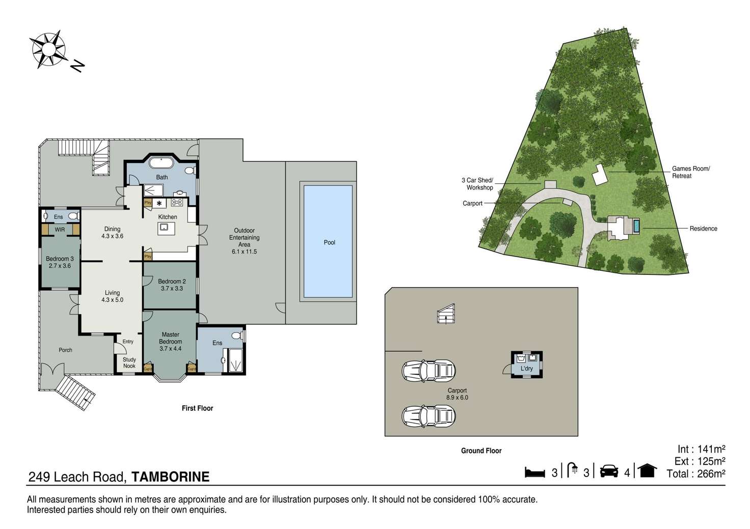 Floorplan of Homely acreageSemiRural listing, 249 - 263 Leach Road, Tamborine QLD 4270