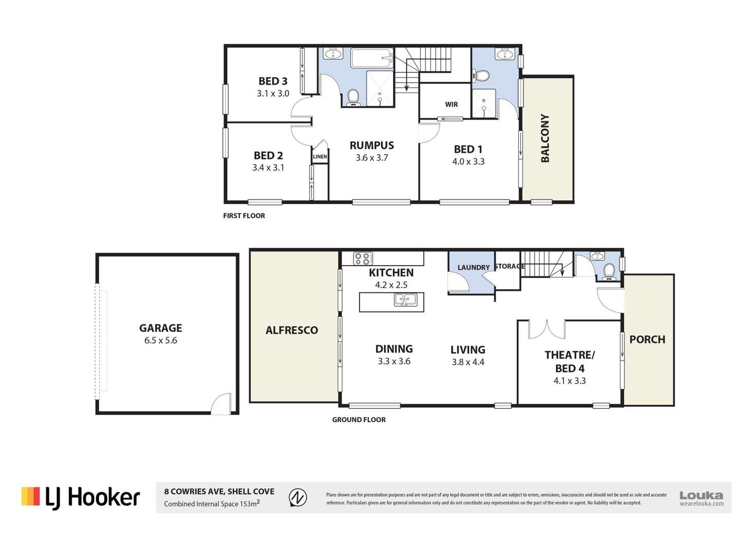 Floorplan of Homely house listing, 8 Cowries Avenue, Shell Cove NSW 2529