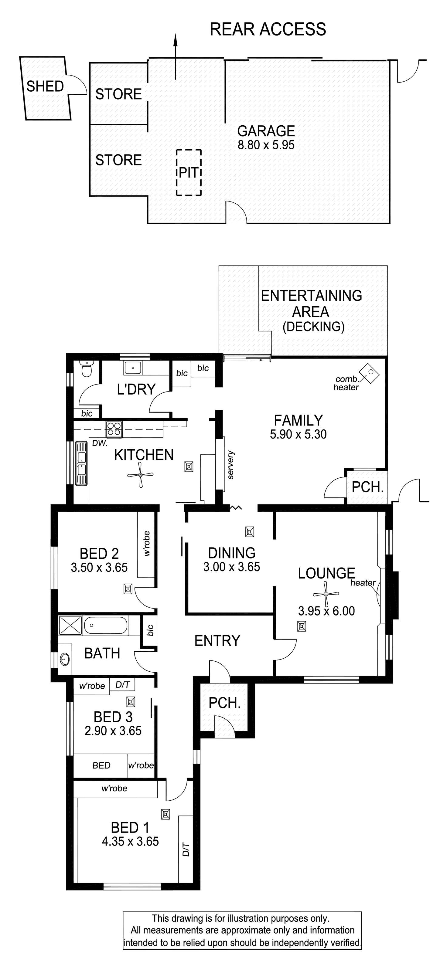 Floorplan of Homely house listing, 11 Preston Avenue, Brighton SA 5048