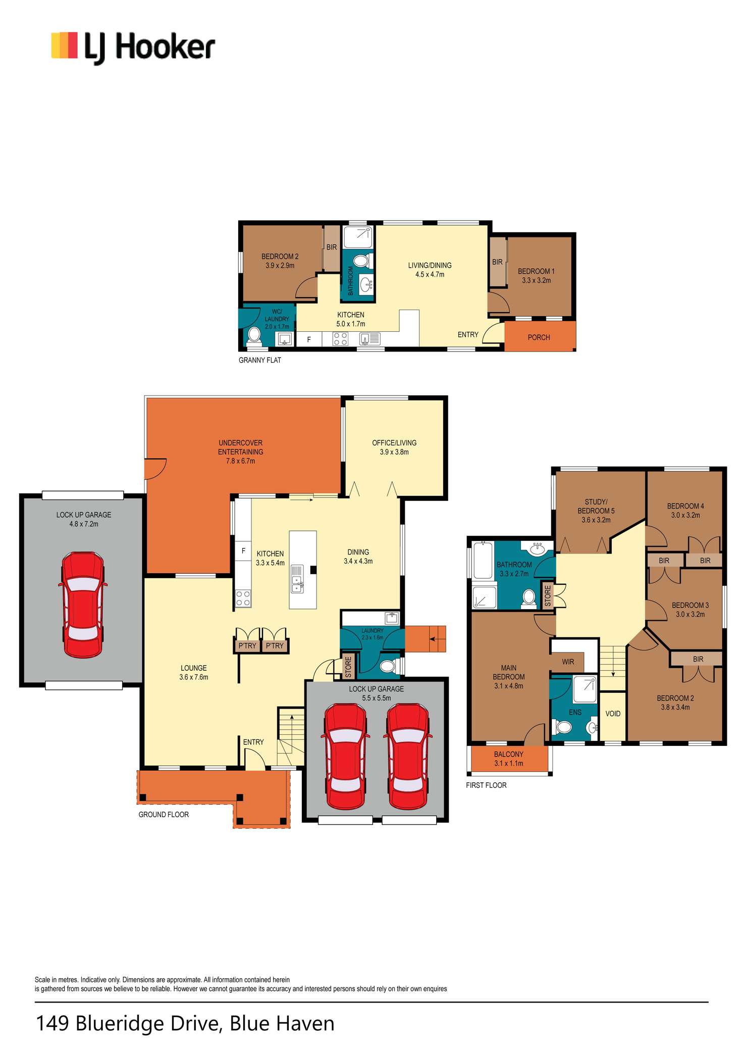 Floorplan of Homely house listing, 149 Blueridge Drive, Blue Haven NSW 2262