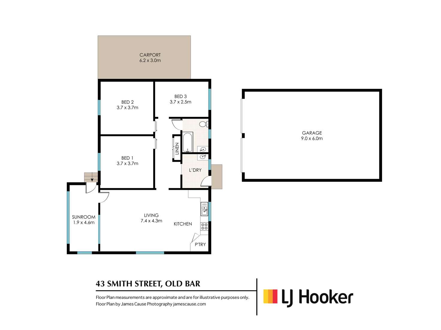 Floorplan of Homely house listing, 43 Smith Street, Old Bar NSW 2430