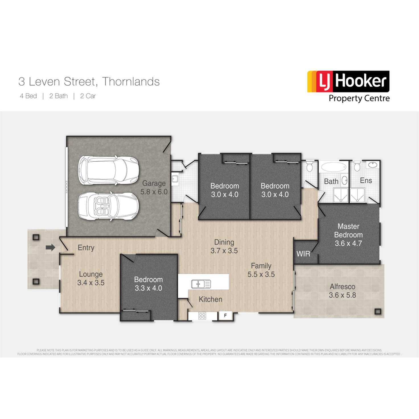 Floorplan of Homely house listing, 3 Leven Street, Thornlands QLD 4164