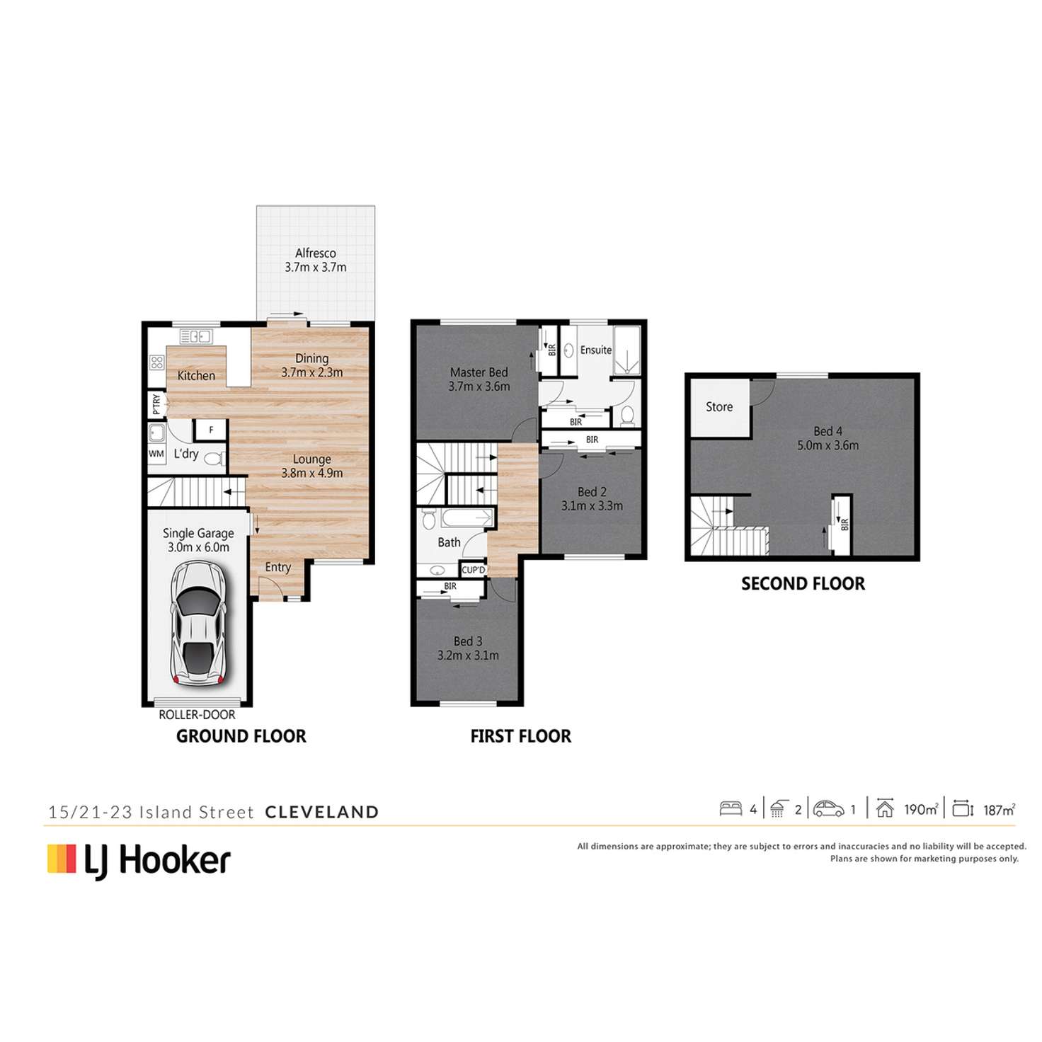 Floorplan of Homely townhouse listing, 15/21-23 Island Street, Cleveland QLD 4163
