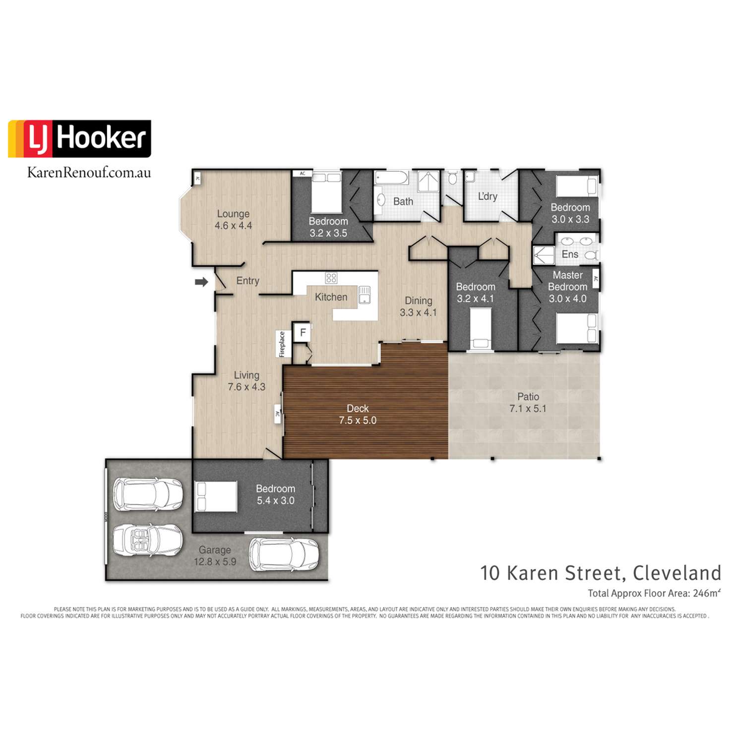 Floorplan of Homely house listing, 10 Karen Street, Cleveland QLD 4163