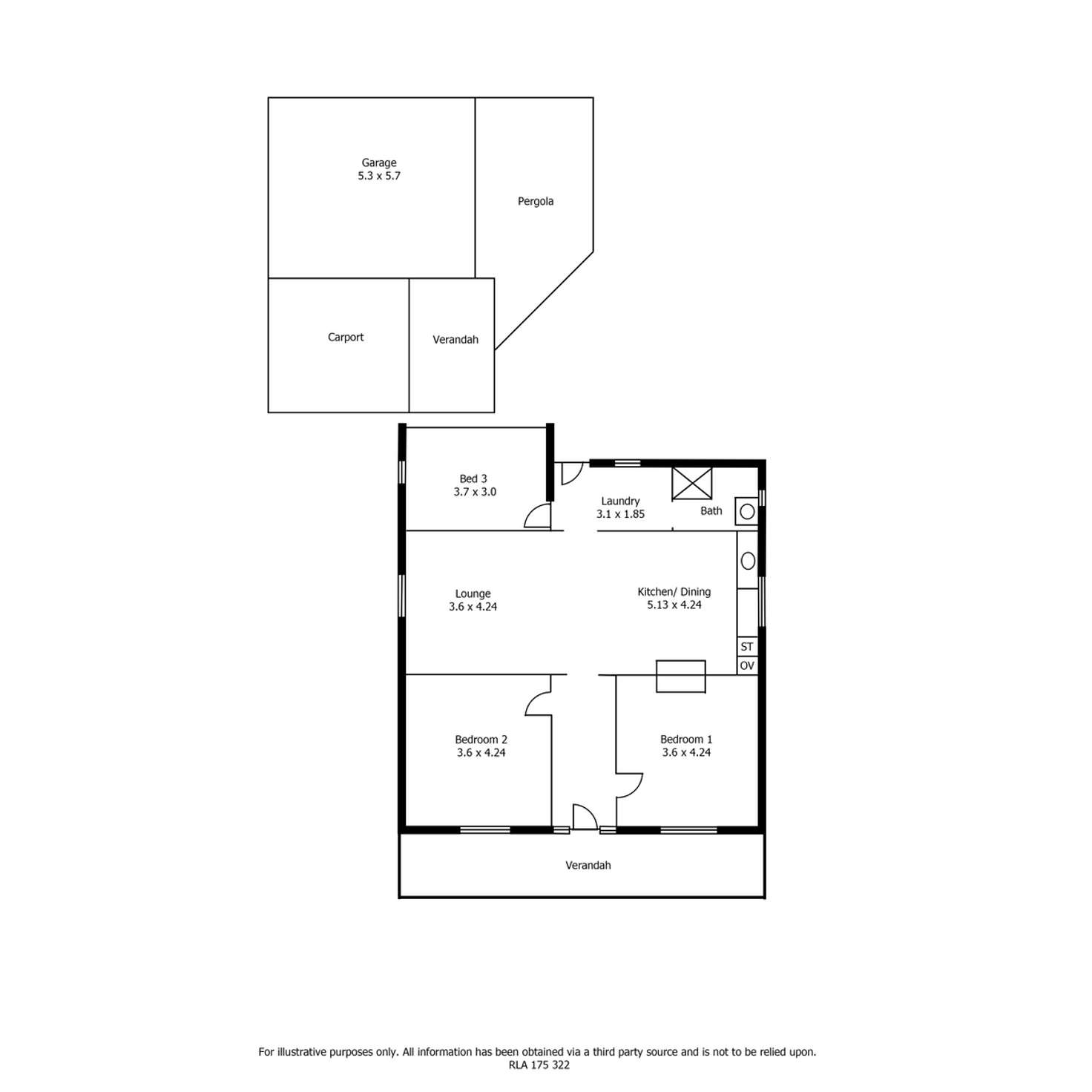 Floorplan of Homely house listing, 34 Torrens Avenue, West Hindmarsh SA 5007