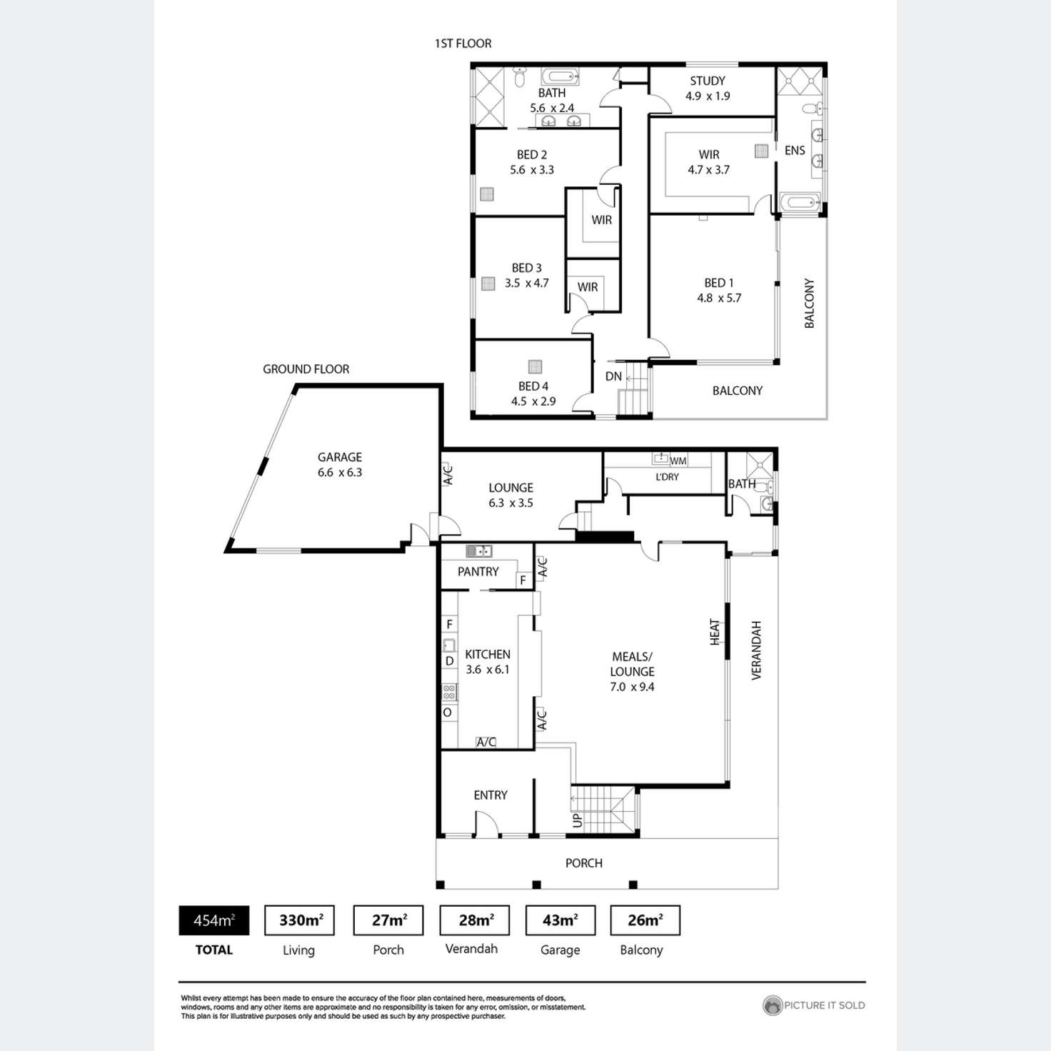 Floorplan of Homely house listing, 6 Shirley Crescent, West Beach SA 5024