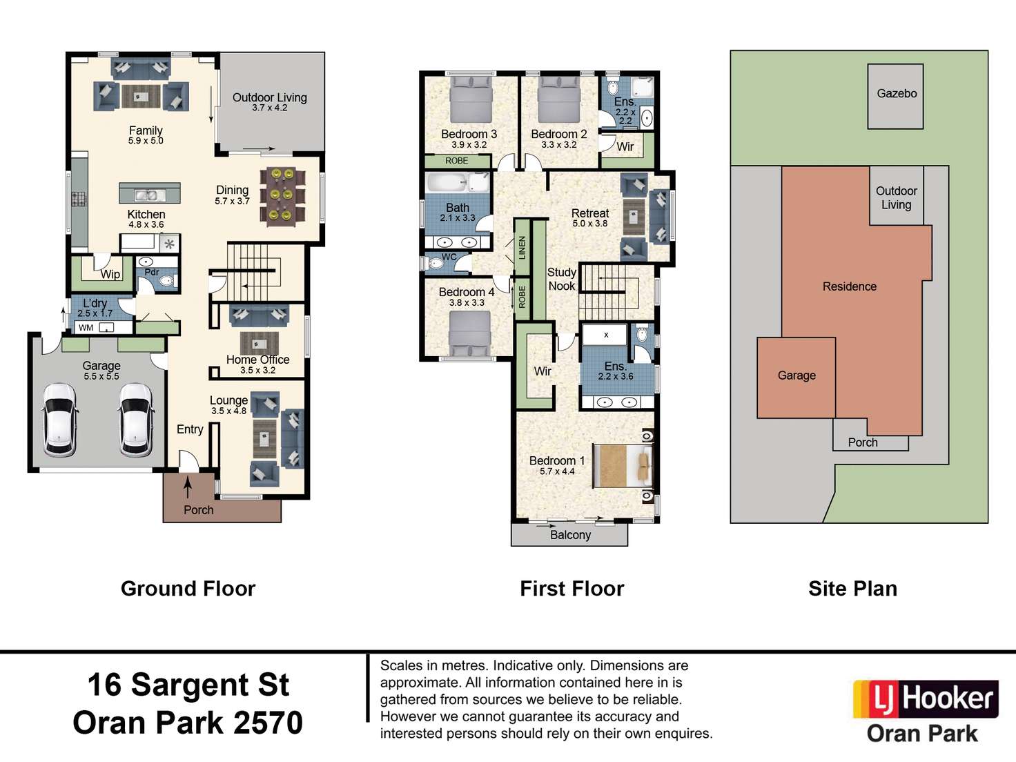 Floorplan of Homely house listing, 16 Sargent Street, Oran Park NSW 2570