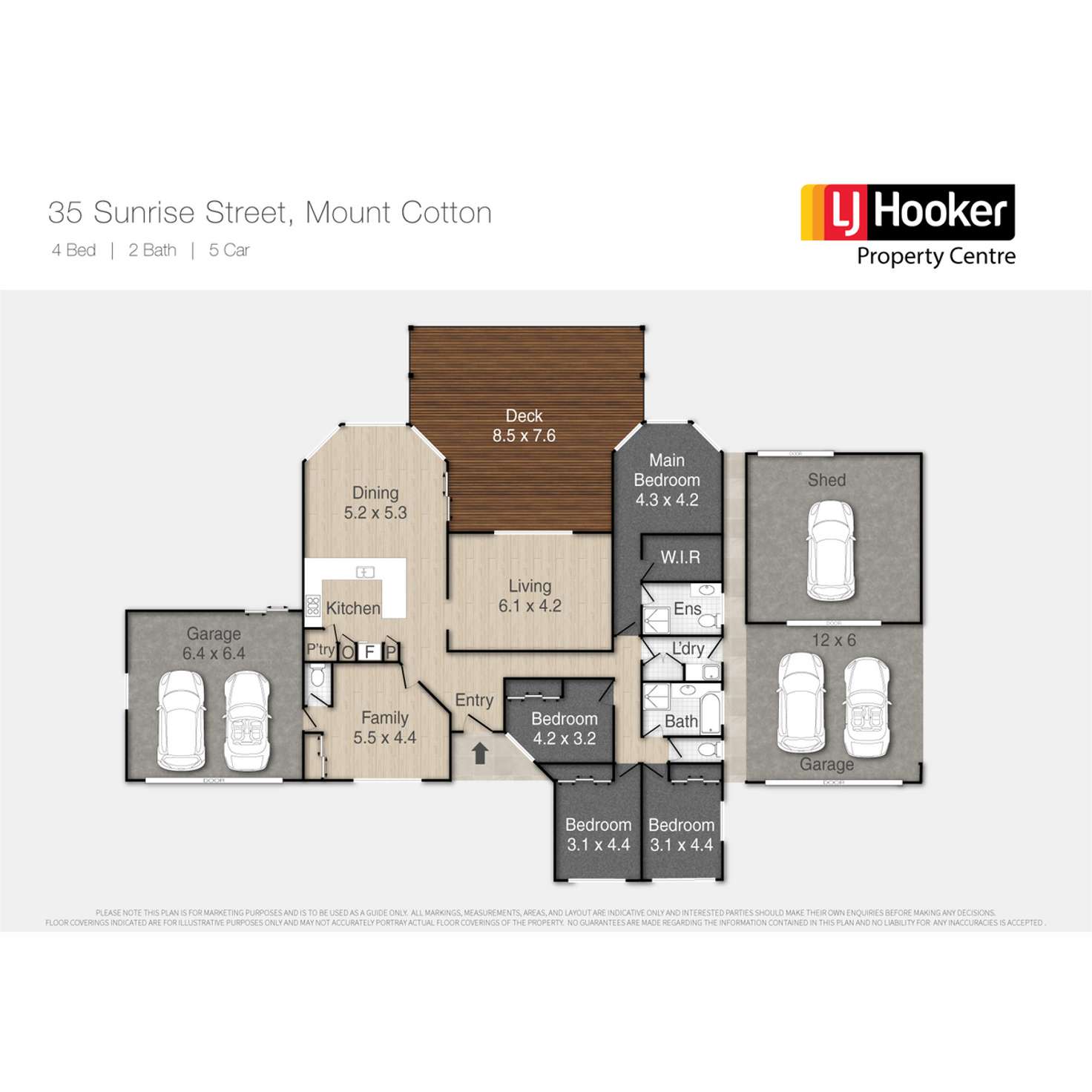 Floorplan of Homely house listing, 35 Sunrise Street, Mount Cotton QLD 4165