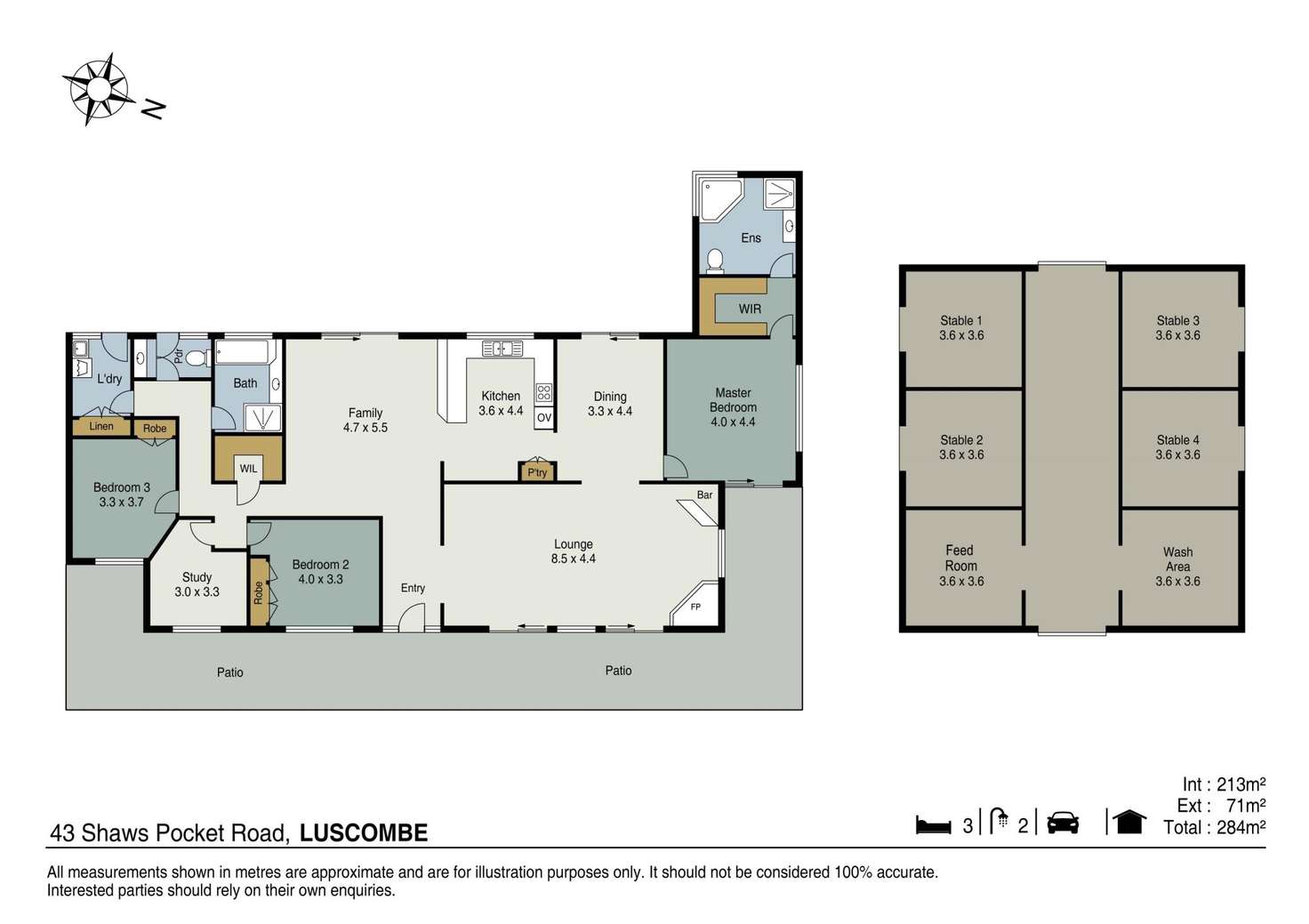 Floorplan of Homely acreageSemiRural listing, 43 Shaws Pocket Road, Luscombe QLD 4207