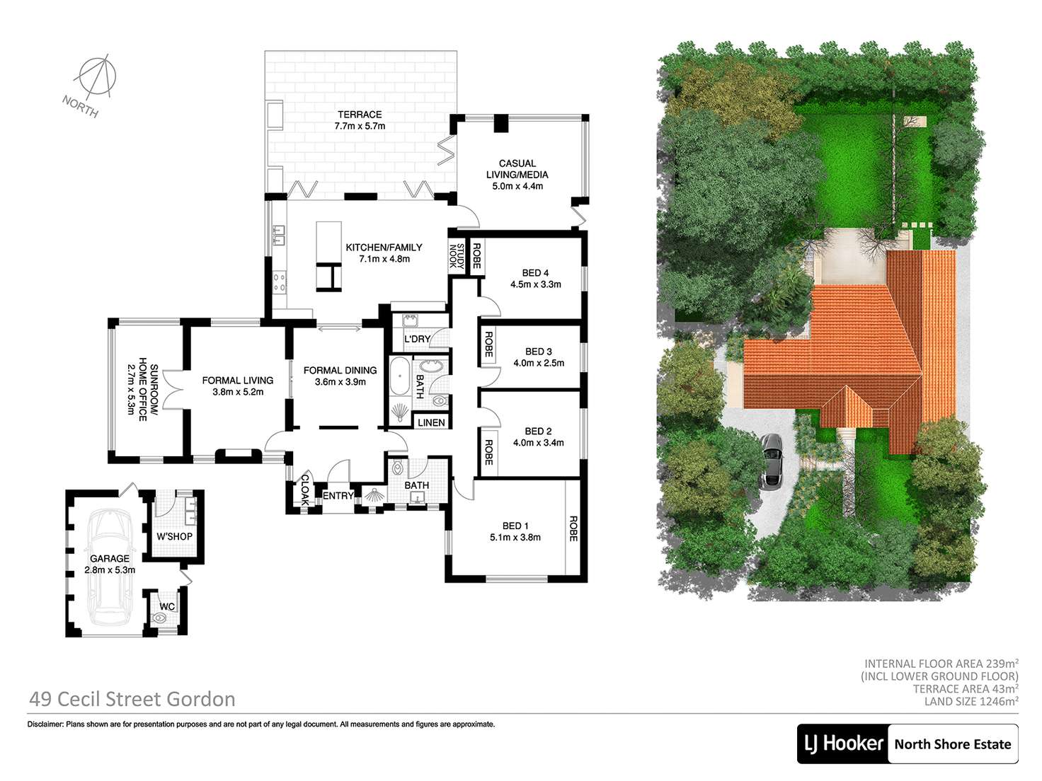 Floorplan of Homely house listing, 49 Cecil Street, Gordon NSW 2072