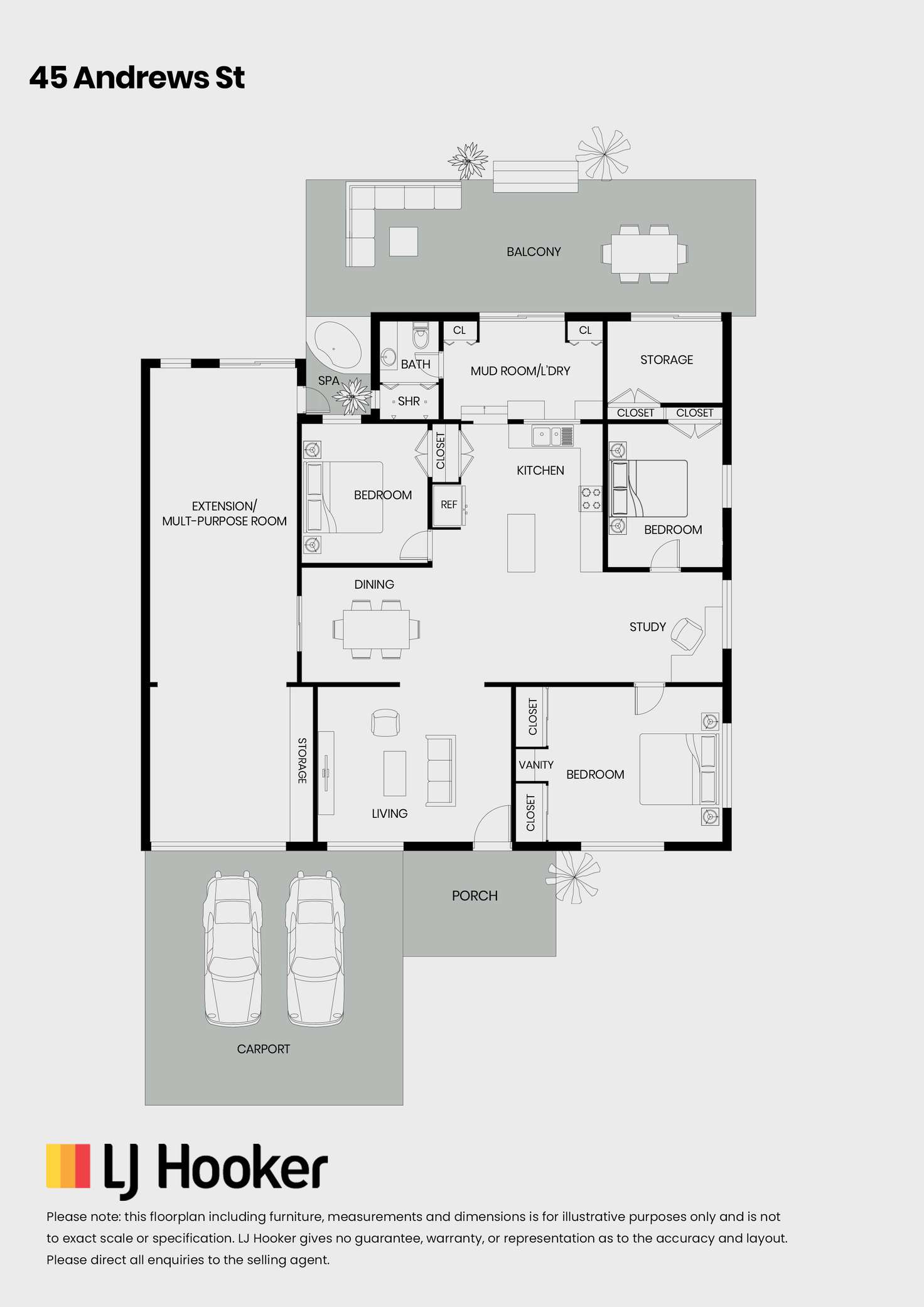 Floorplan of Homely house listing, 45 Andrews Street, Newell QLD 4873