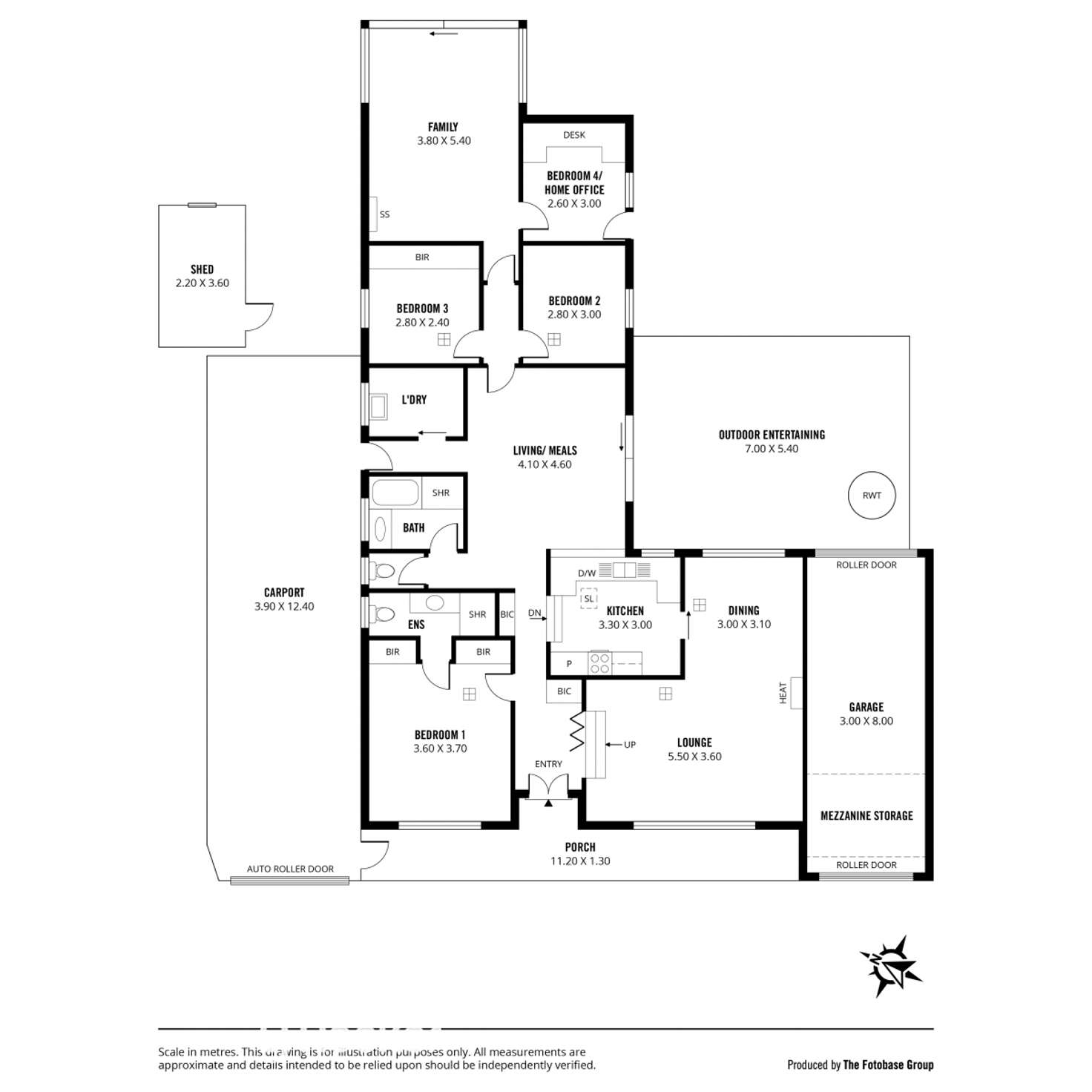 Floorplan of Homely house listing, 5 Ilga Court, Dernancourt SA 5075