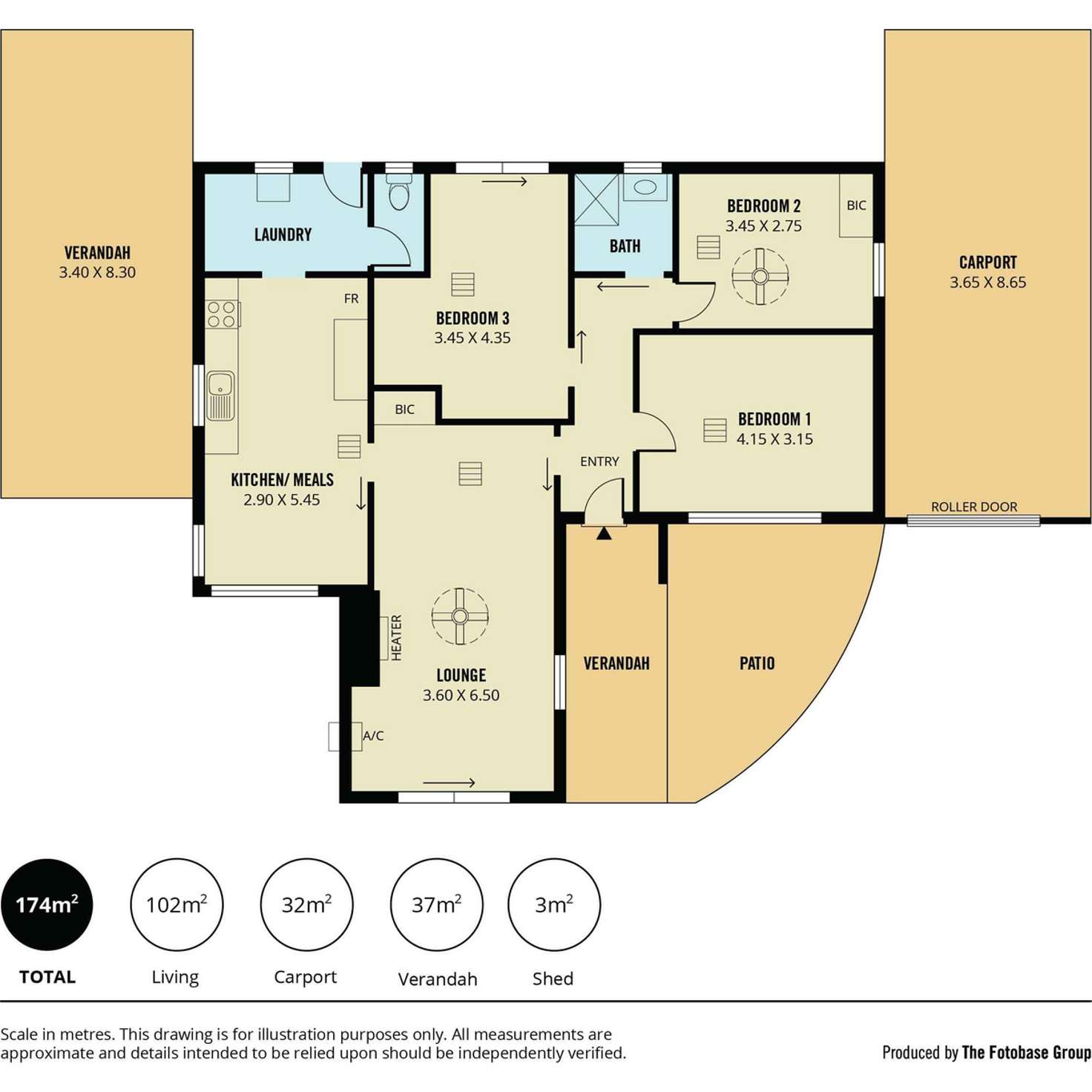 Floorplan of Homely house listing, 12 Bloomfield Crescent, Elizabeth Downs SA 5113