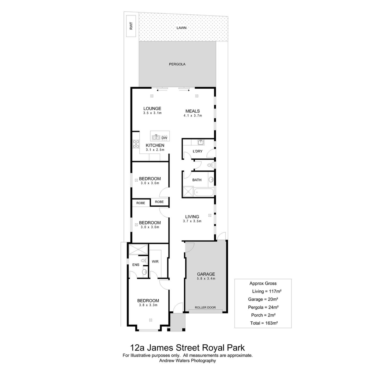 Floorplan of Homely house listing, 12a James Street, Royal Park SA 5014
