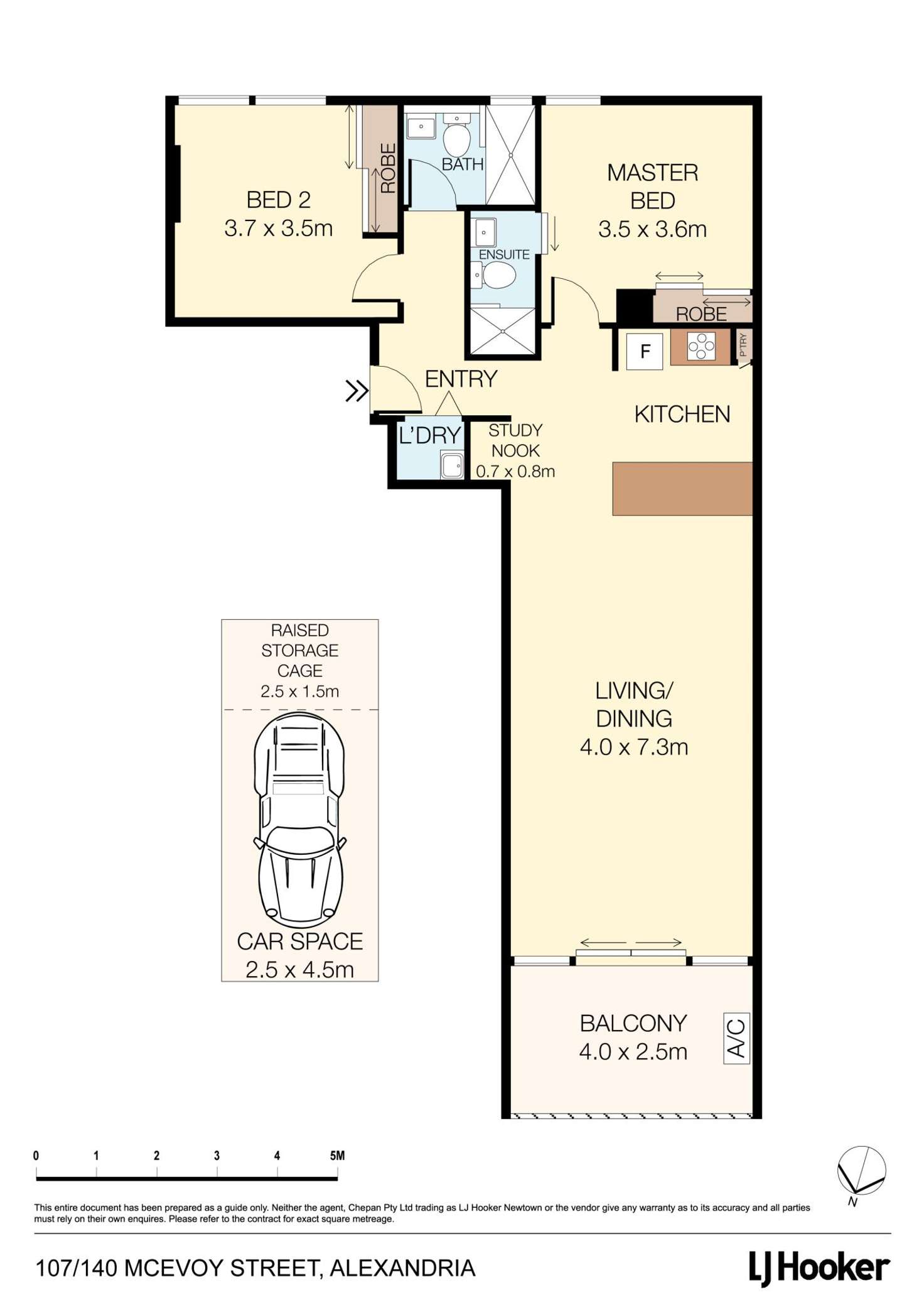 Floorplan of Homely apartment listing, 107/141-143 McEvoy Street, Alexandria NSW 2015