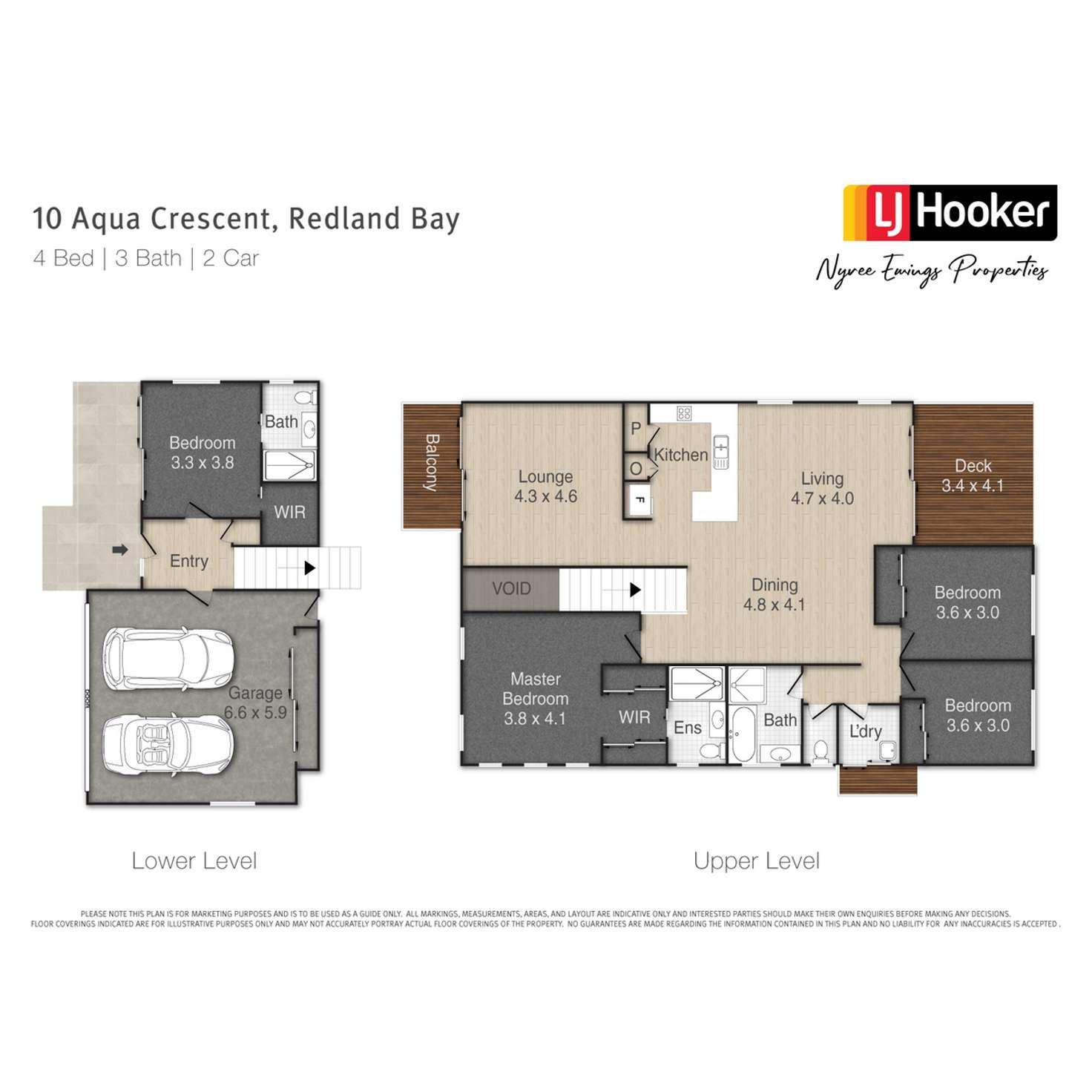 Floorplan of Homely house listing, 10 Aqua Crescent, Redland Bay QLD 4165
