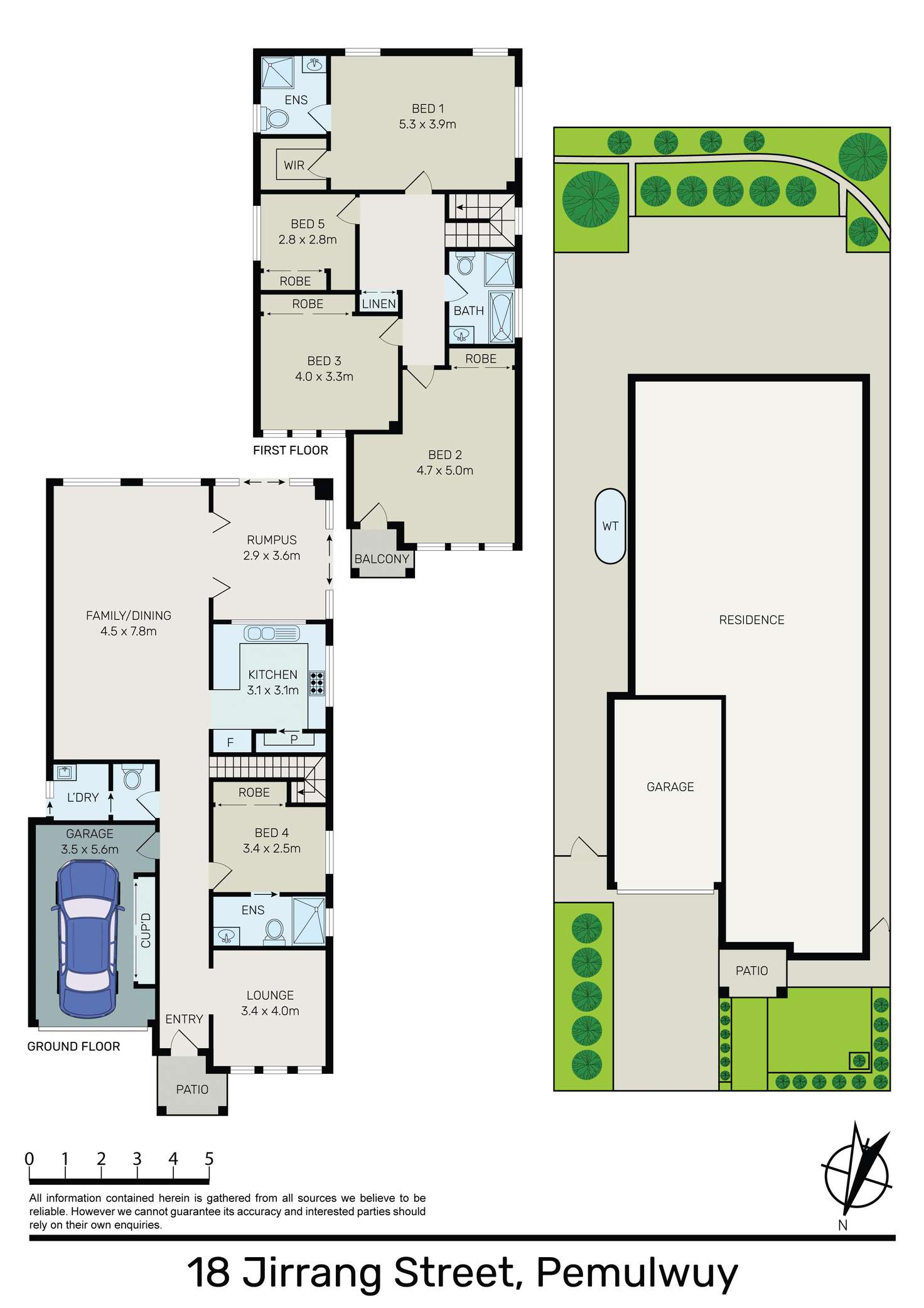 Floorplan of Homely house listing, 18 Jirrang Street, Pemulwuy NSW 2145