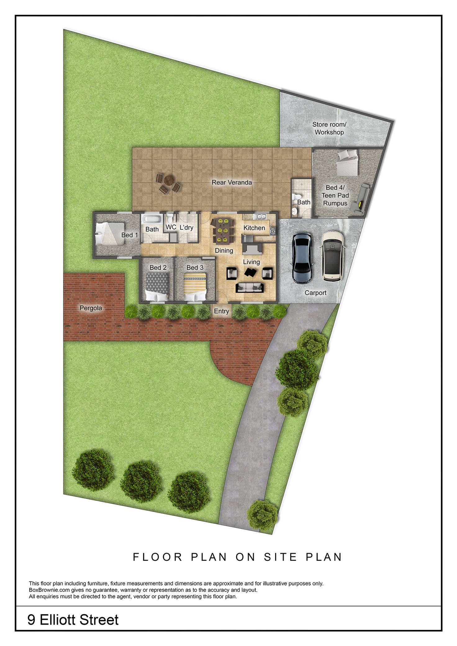 Floorplan of Homely house listing, 9 Elliott Street, Braitling NT 870