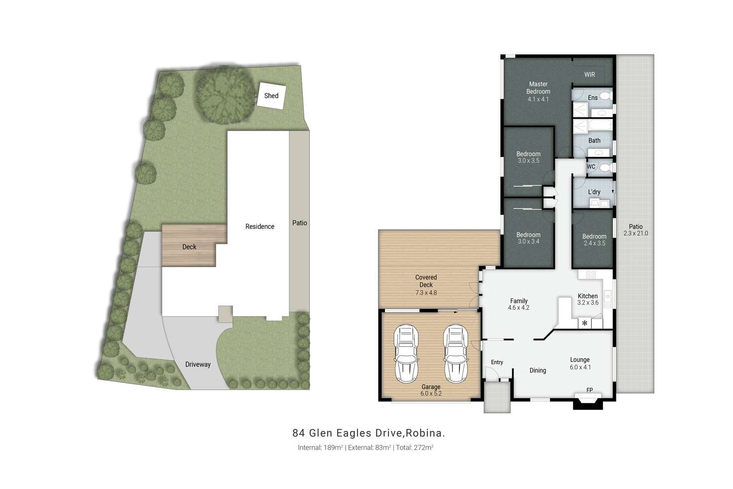 Floorplan of Homely house listing, 84 Glen Eagles Drive, Robina QLD 4226