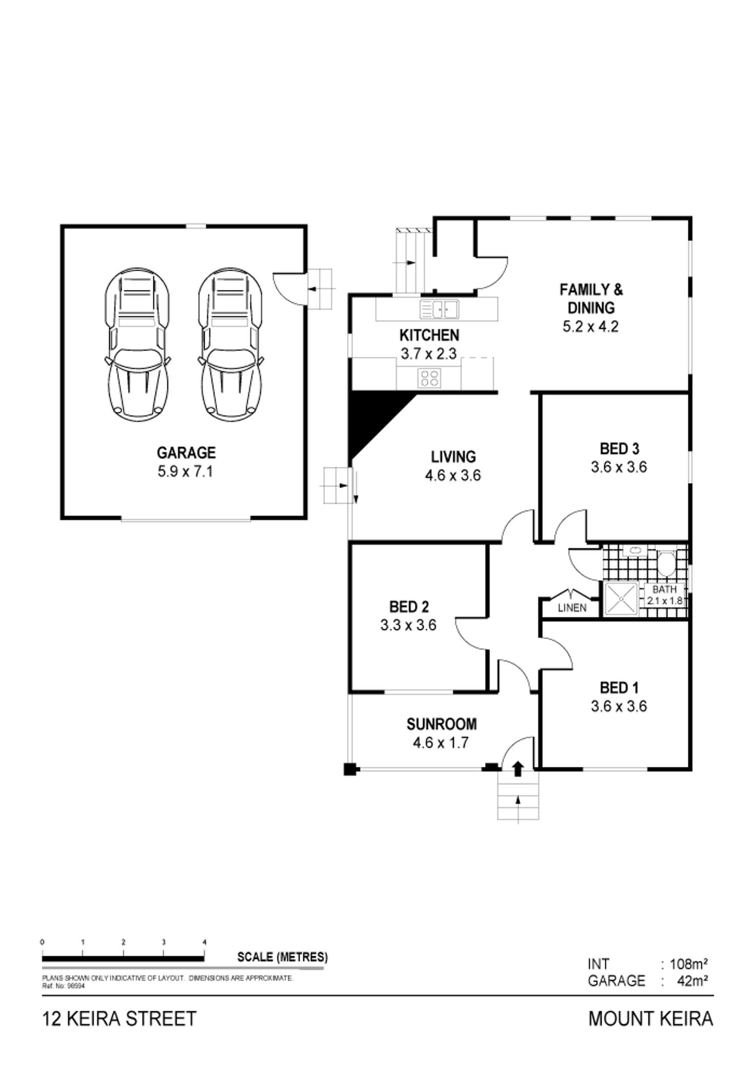 Floorplan of Homely house listing, 12 Keira Street, Mount Keira NSW 2500