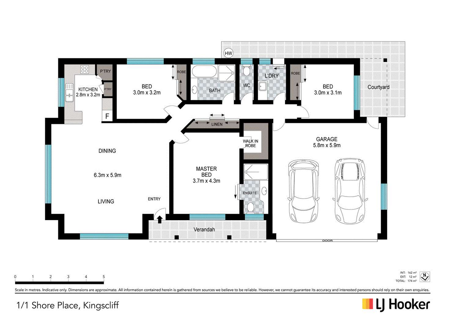 Floorplan of Homely semiDetached listing, 1/1 Shore Place, Kingscliff NSW 2487