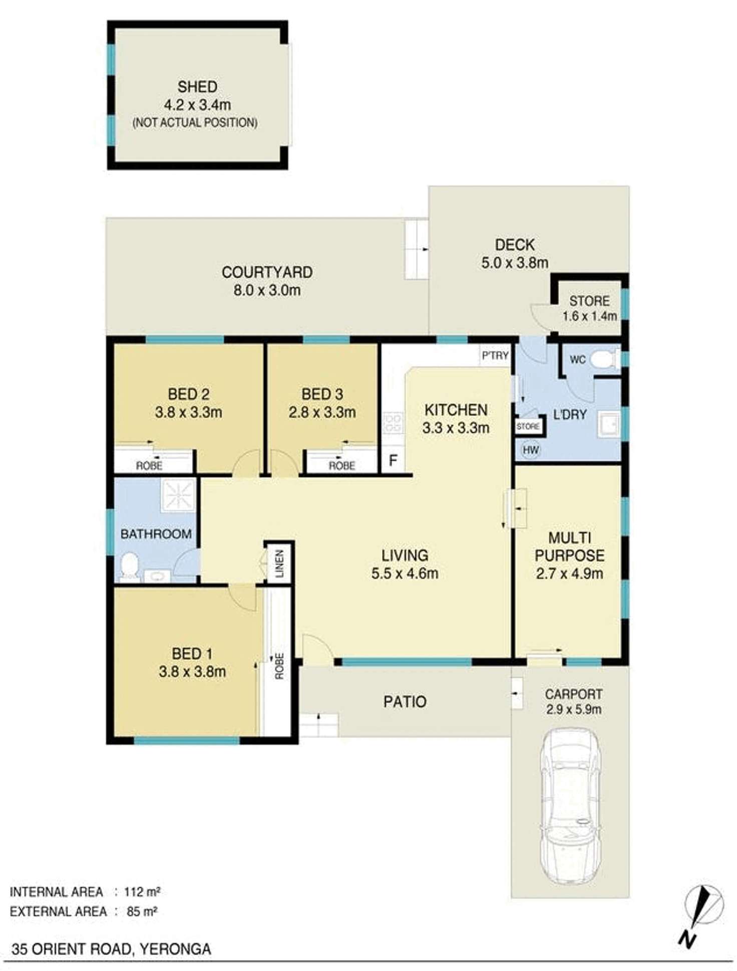 Floorplan of Homely house listing, 35 Orient Road, Yeronga QLD 4104