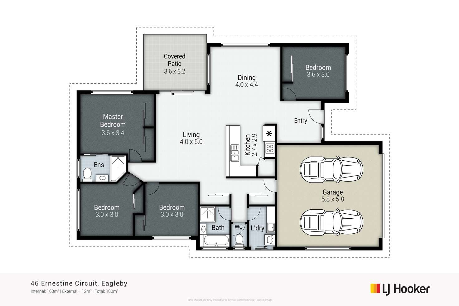 Floorplan of Homely house listing, 46 Ernestine Circuit, Eagleby QLD 4207